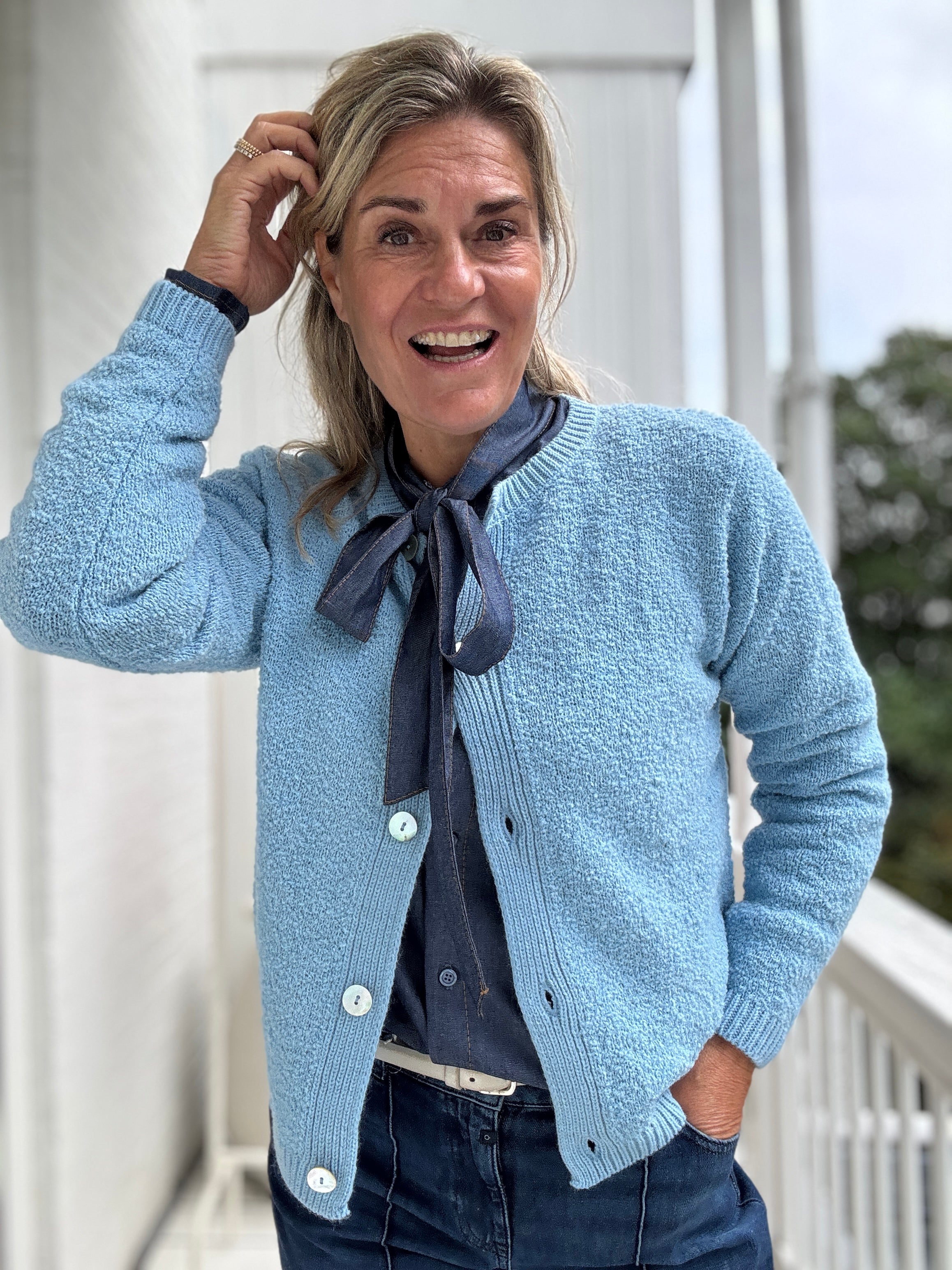 Cardigan - Marlin Boucle - Nukus – Cartouche Fashion