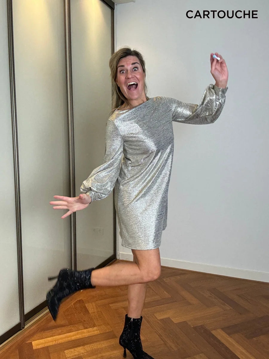 Jurk - Paris Cartouche Goud