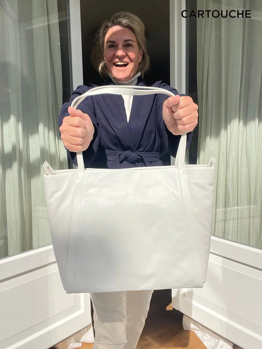 Tas - Enveloppe Fred De La Bretoniere Off-White