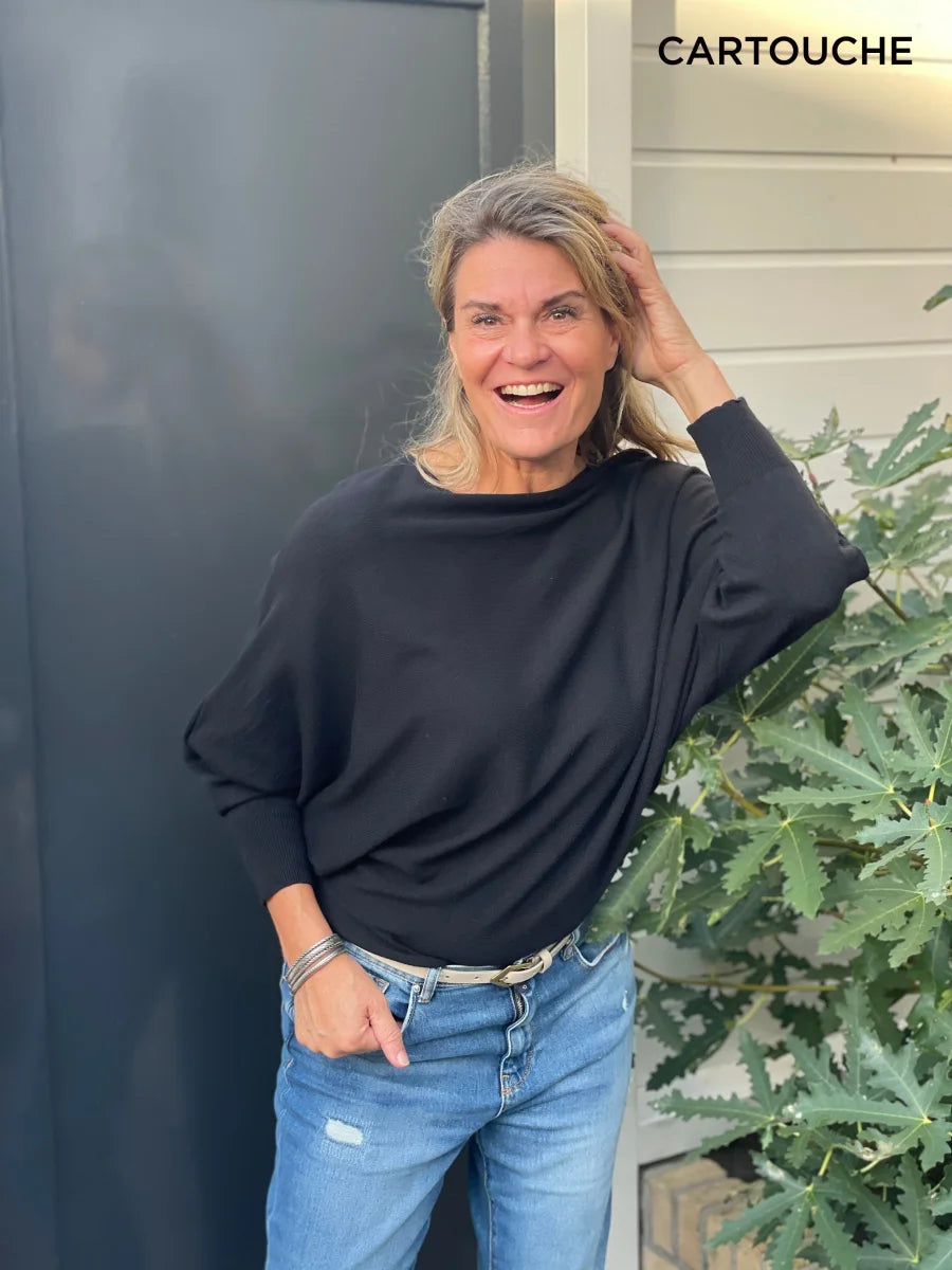 Trui - Anne Cartouche Zwart