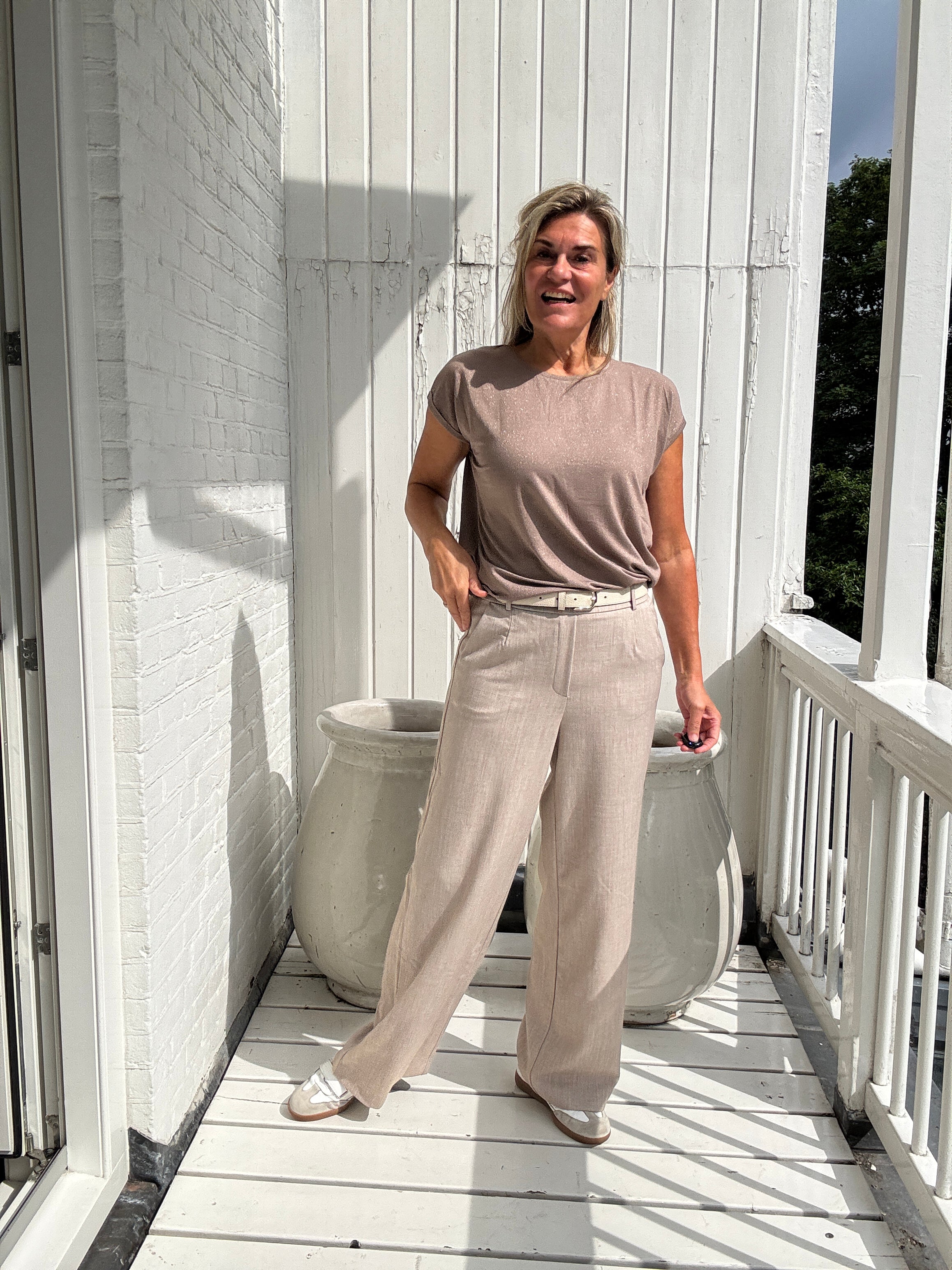 Broek - Varone HW Wide Pant - Vila