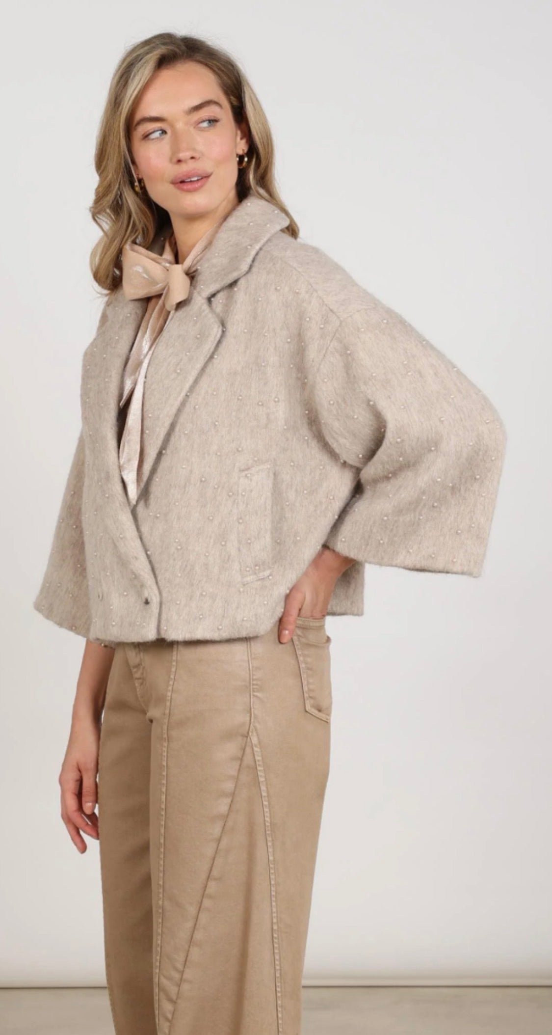 Jas - Danique Jacket Pearls - Nukus