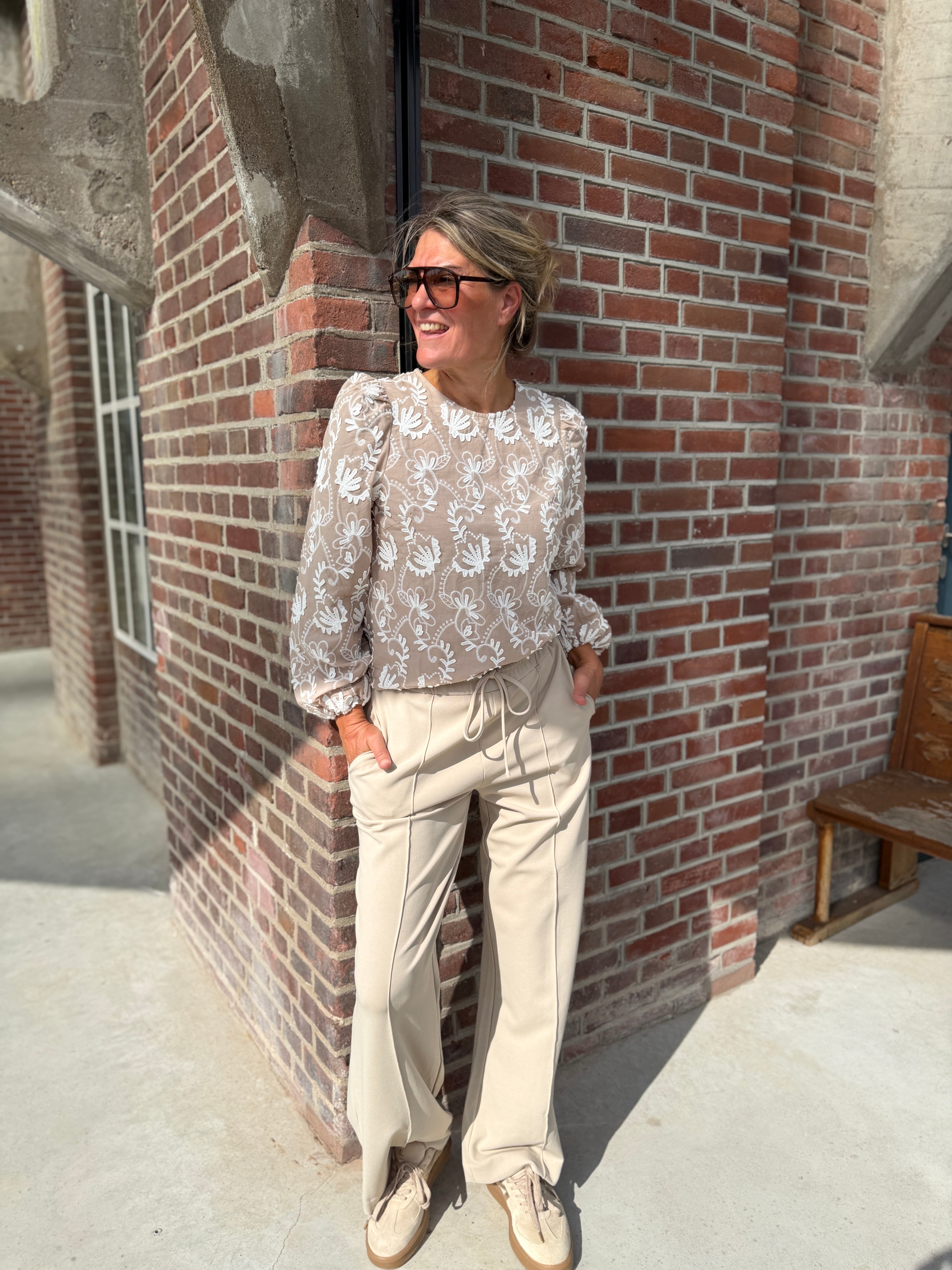 Blouse - Mya RE L/S TOP NOOS - .Object