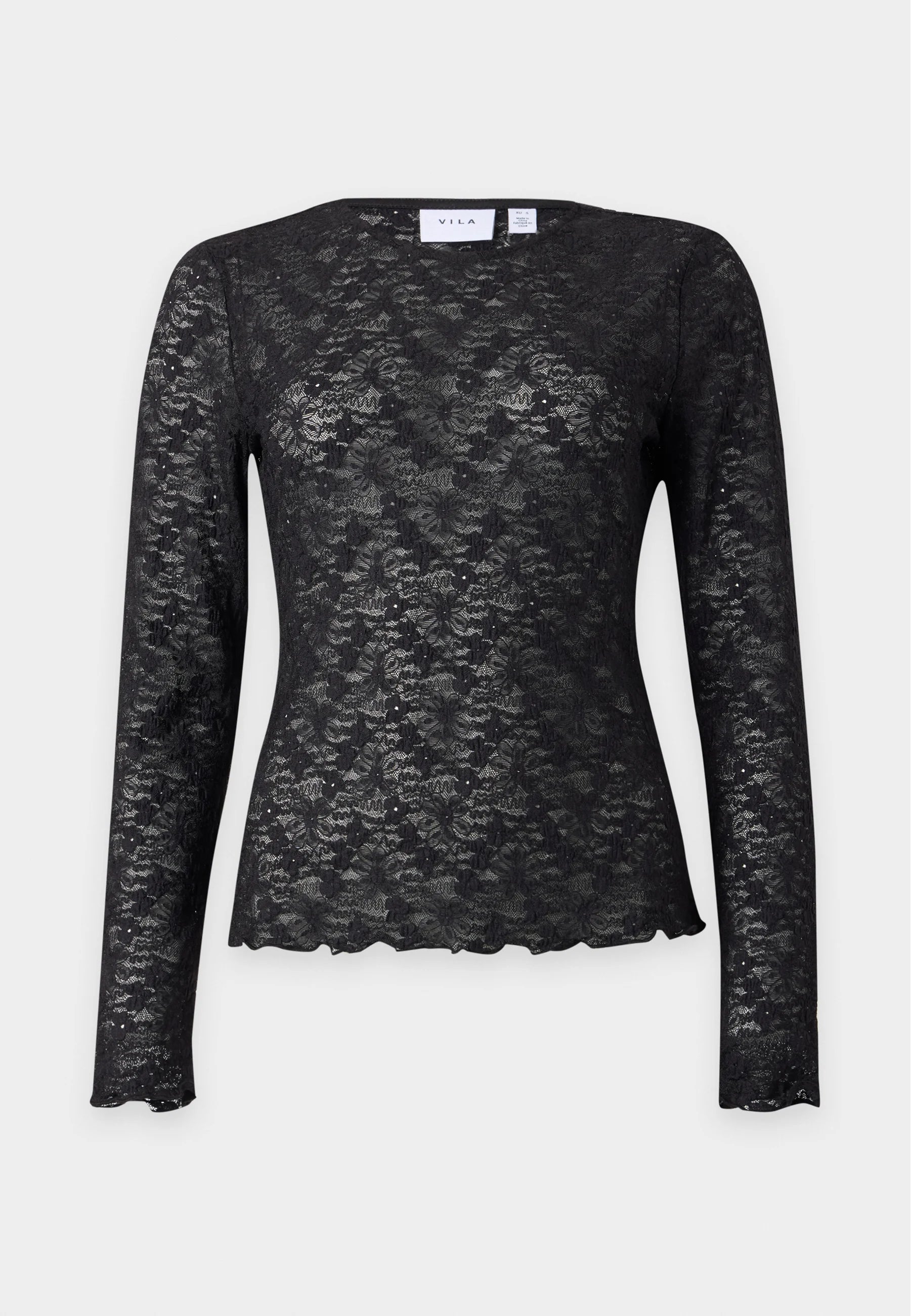Top - FAY O-NECK LS TOP - VILA
