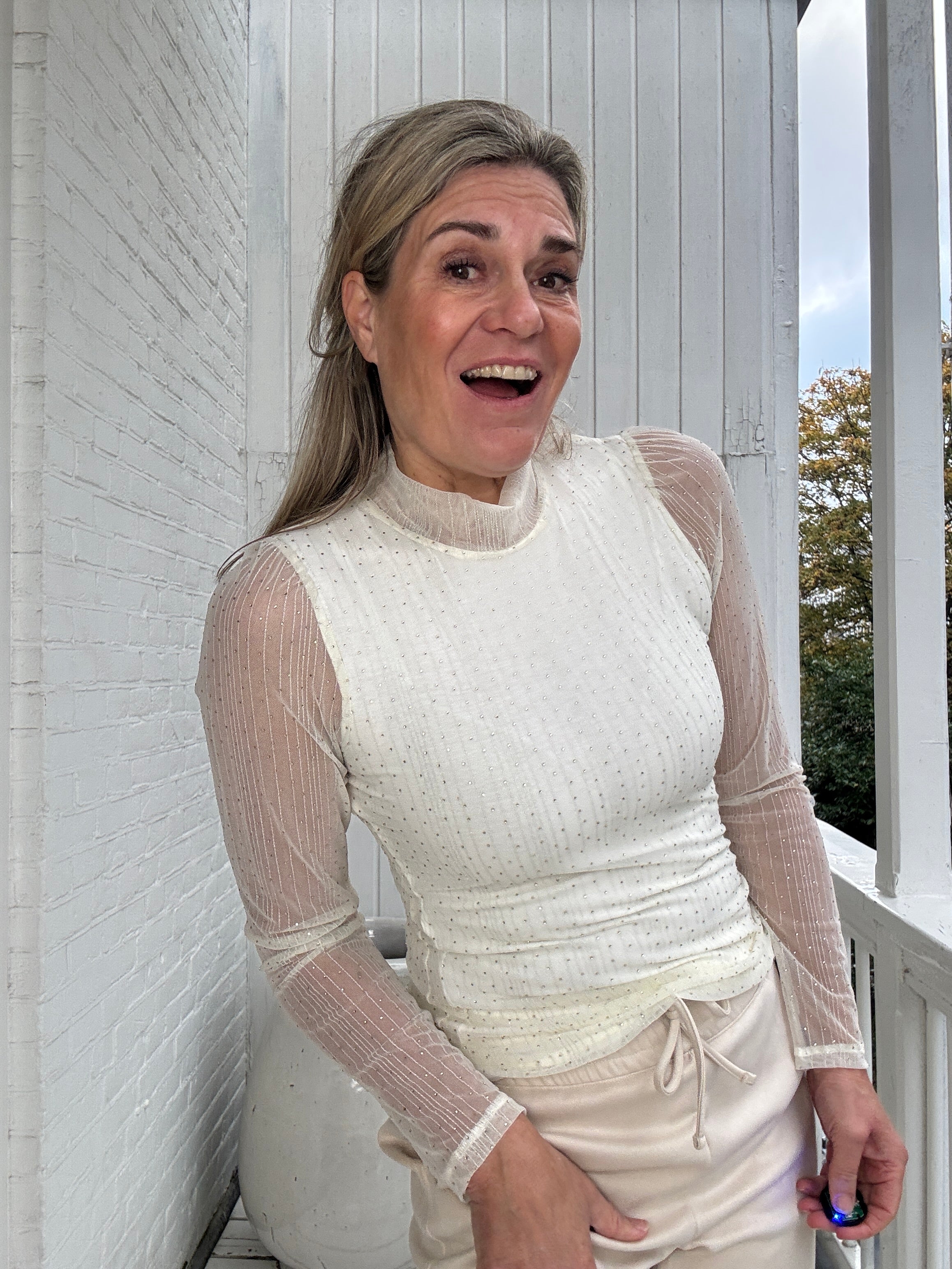 Puck Top Strass - NUKUS