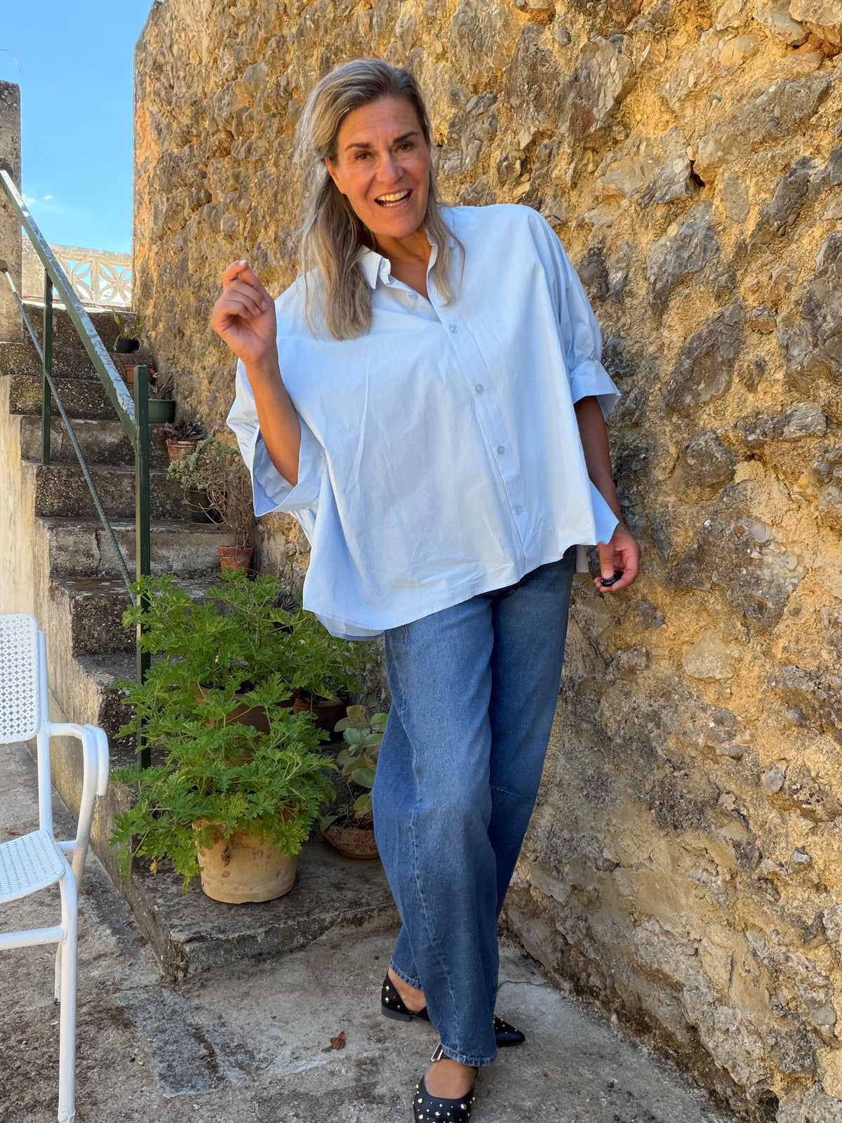 Blouse - Anabel Oversize Shirt - TOODAY