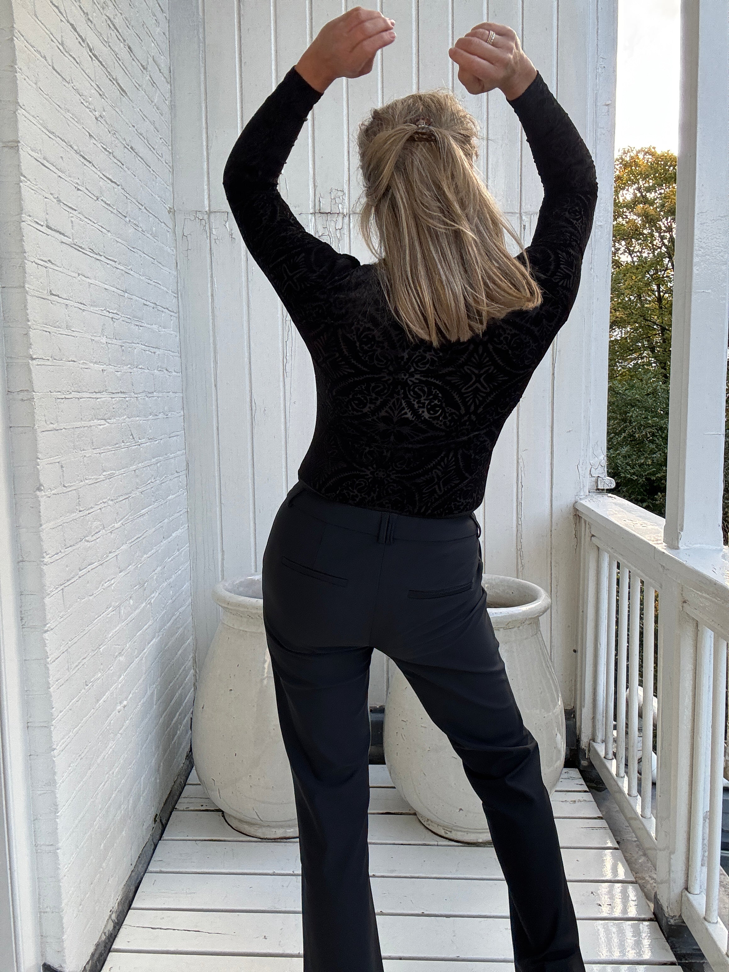 Broek - Travel MW Flared pant - Only