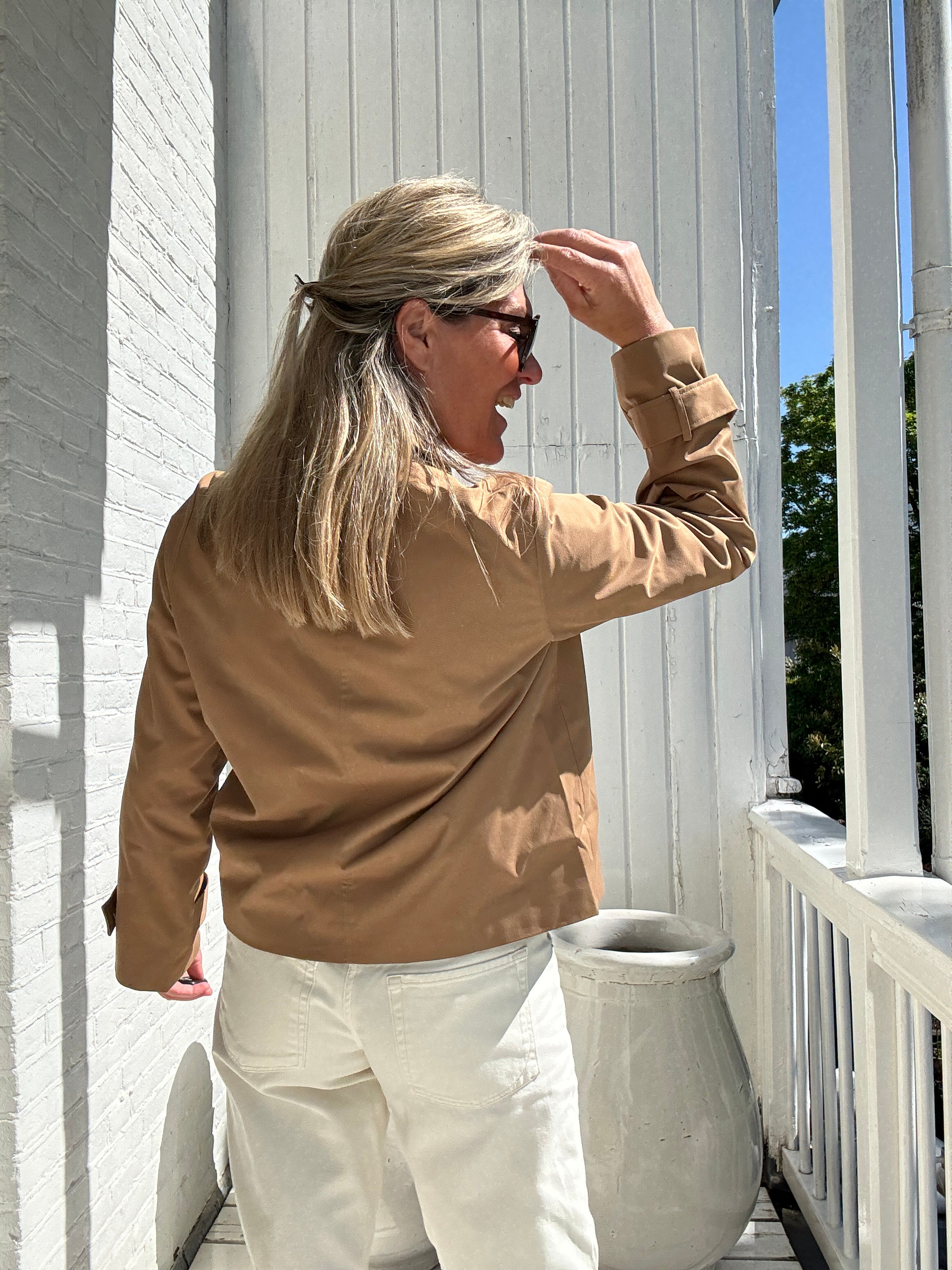 Jas - EMELIE LS BOW JACKET - VILA