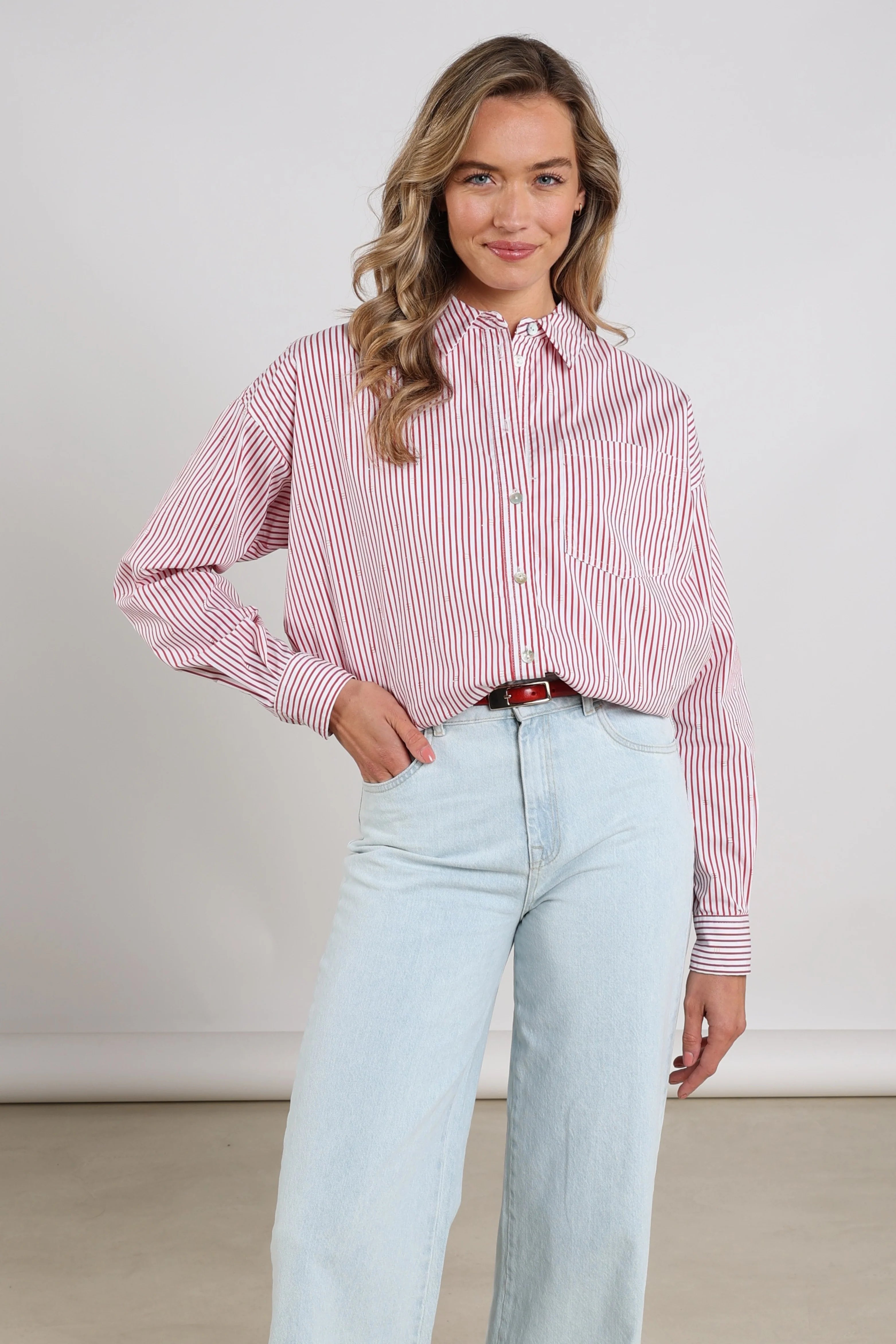 Ariana Blouse Stripe - Nukus