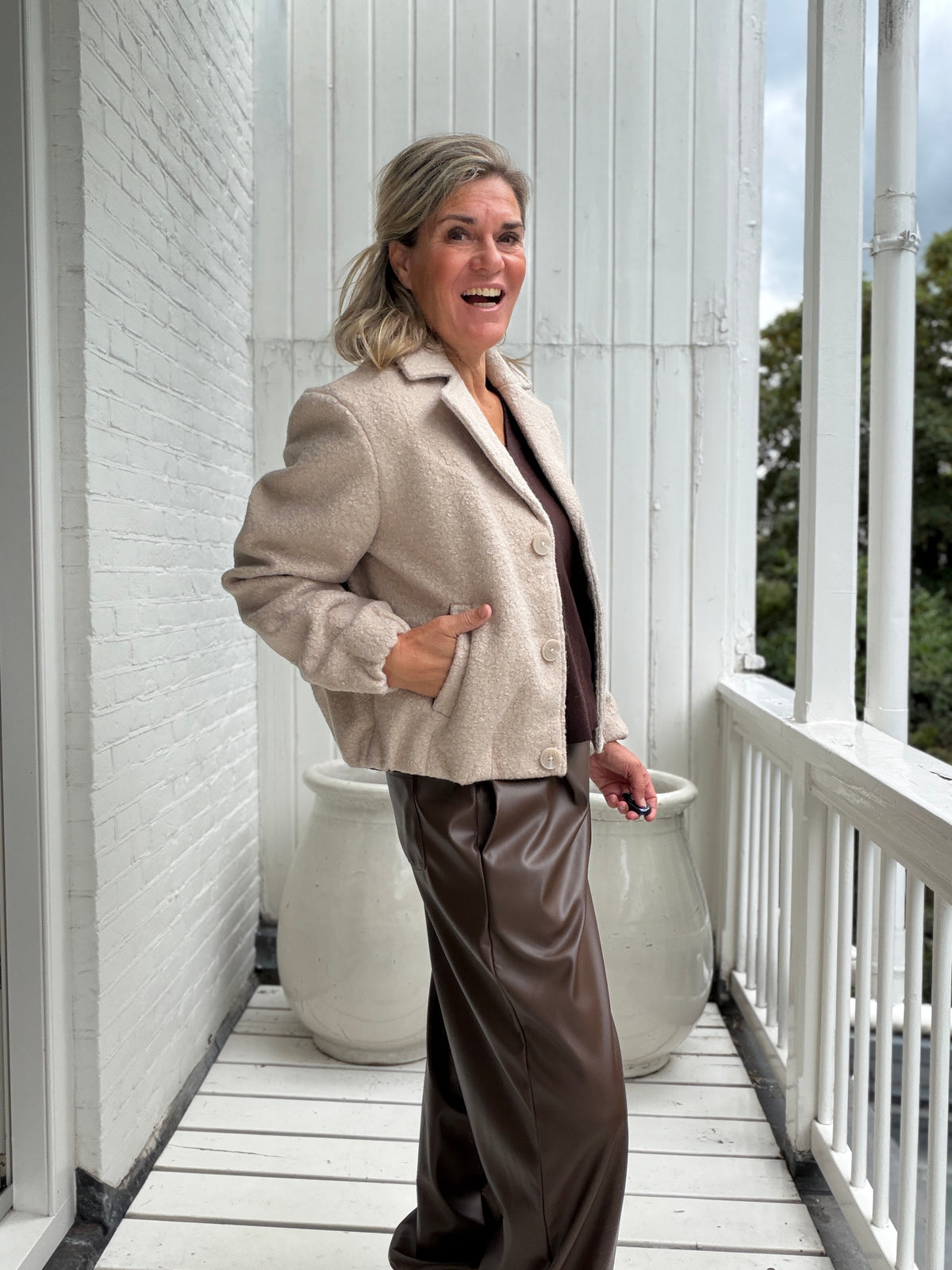 Jas - Madelin Jacket Boucle - Nukus