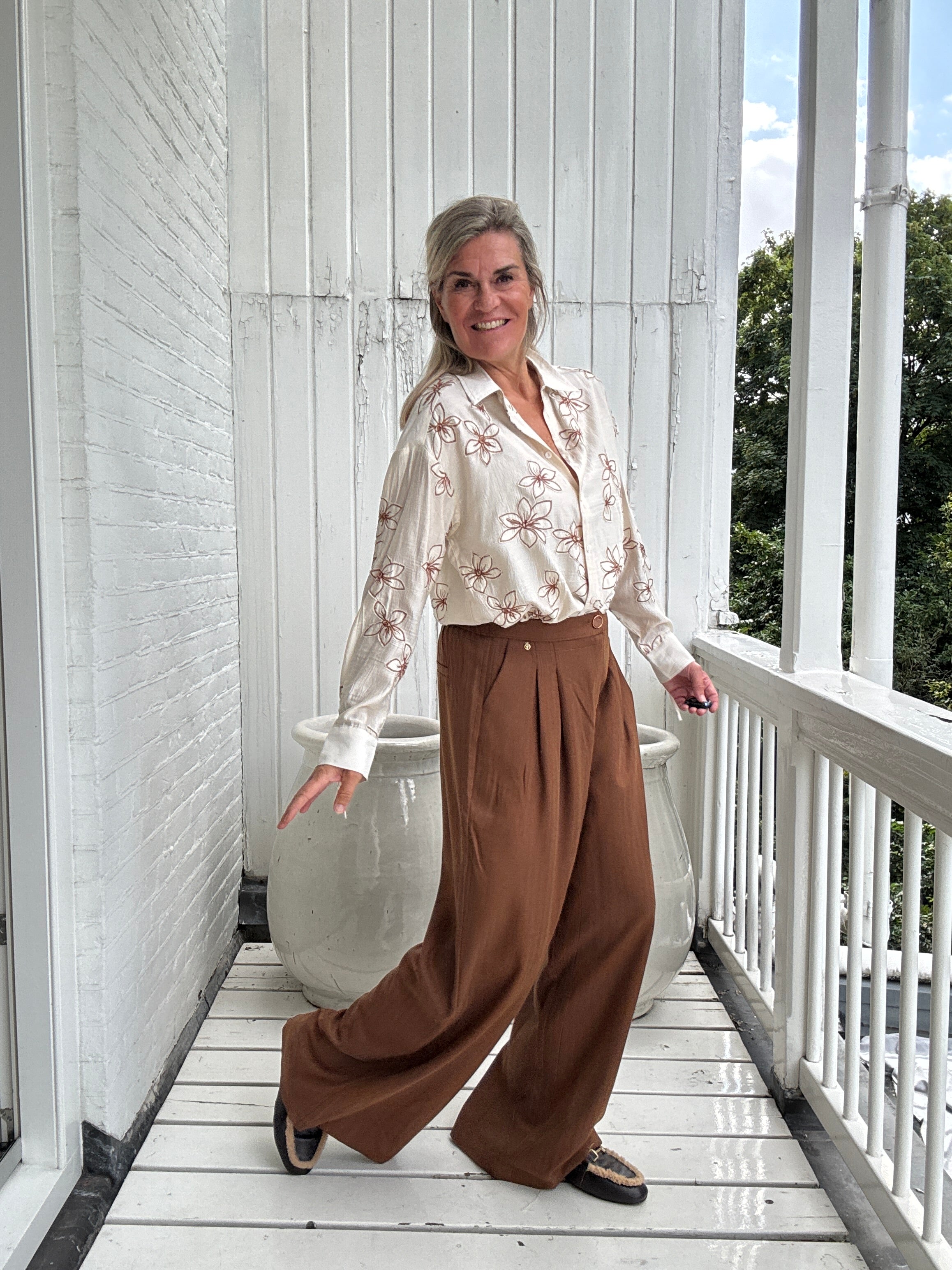 Bailey Blouse Flower - Nukus