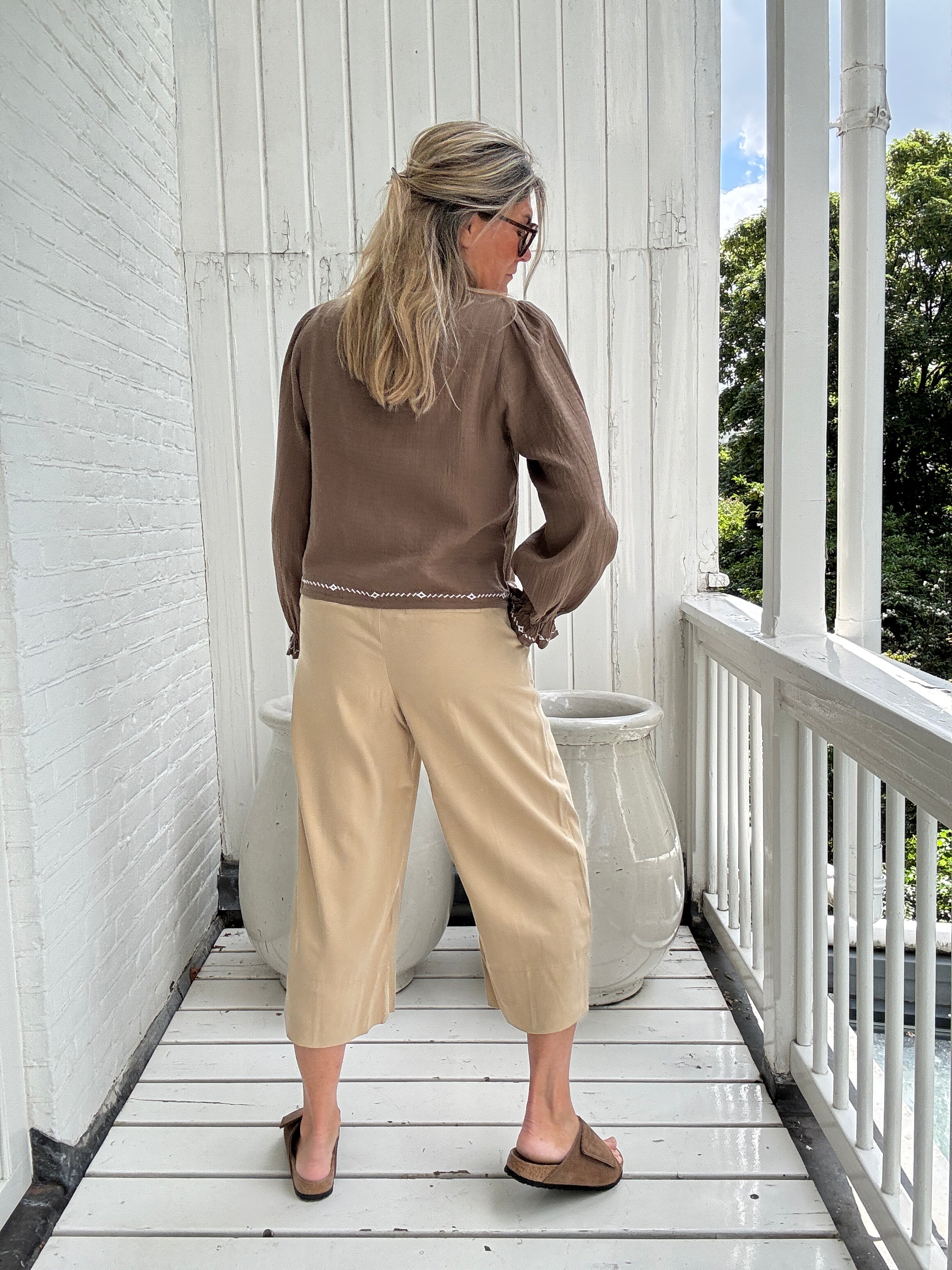 Blouse - TOVAN V-NECK LS TOP - VILA
