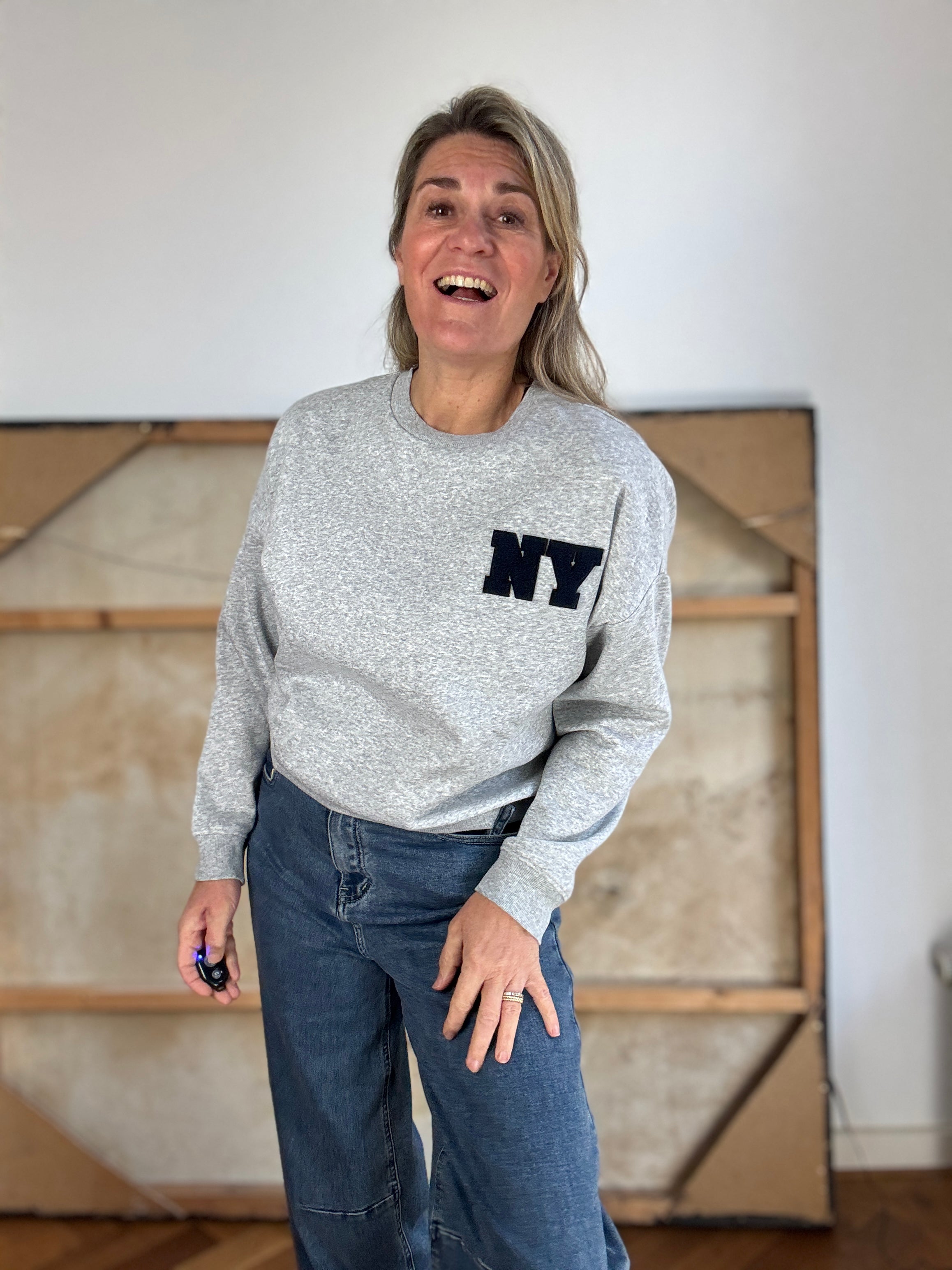 Sweater - Life L/S CREW O.STATE - Only