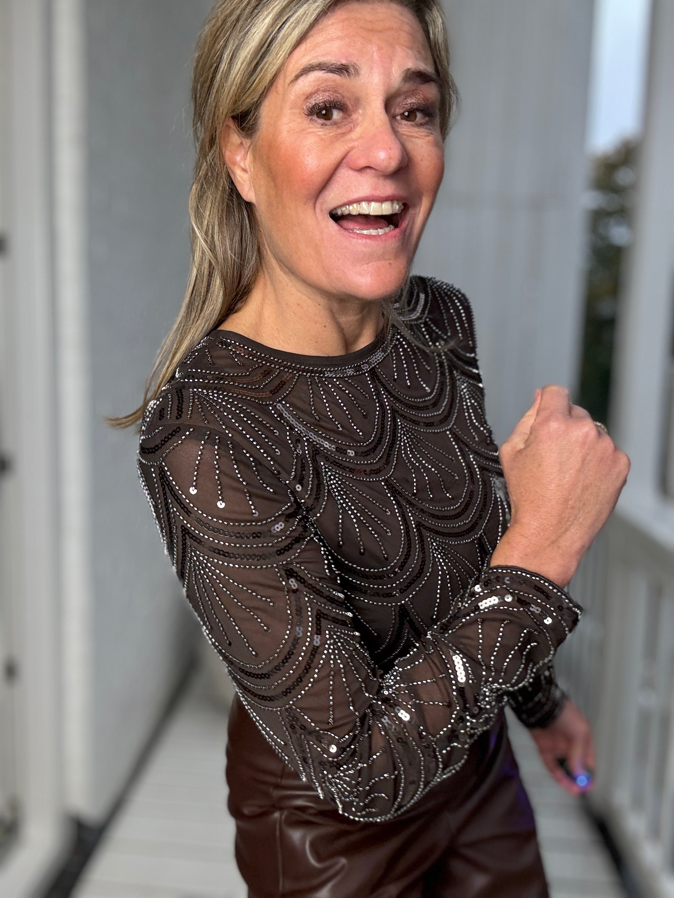 Top lange mouw - Laura