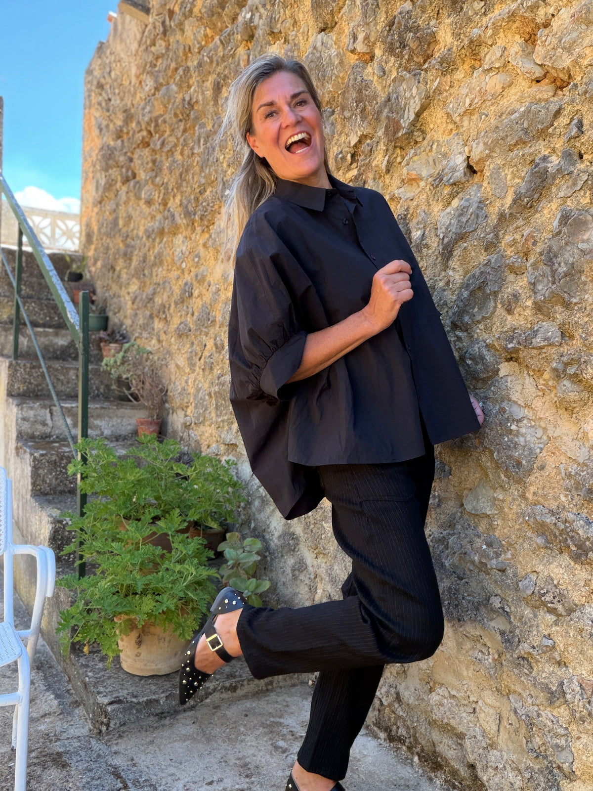 Blouse - Anabel Oversize Shirt - TOODAY