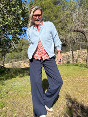 Broek - CLUA HW WIDE PANTS - Vila