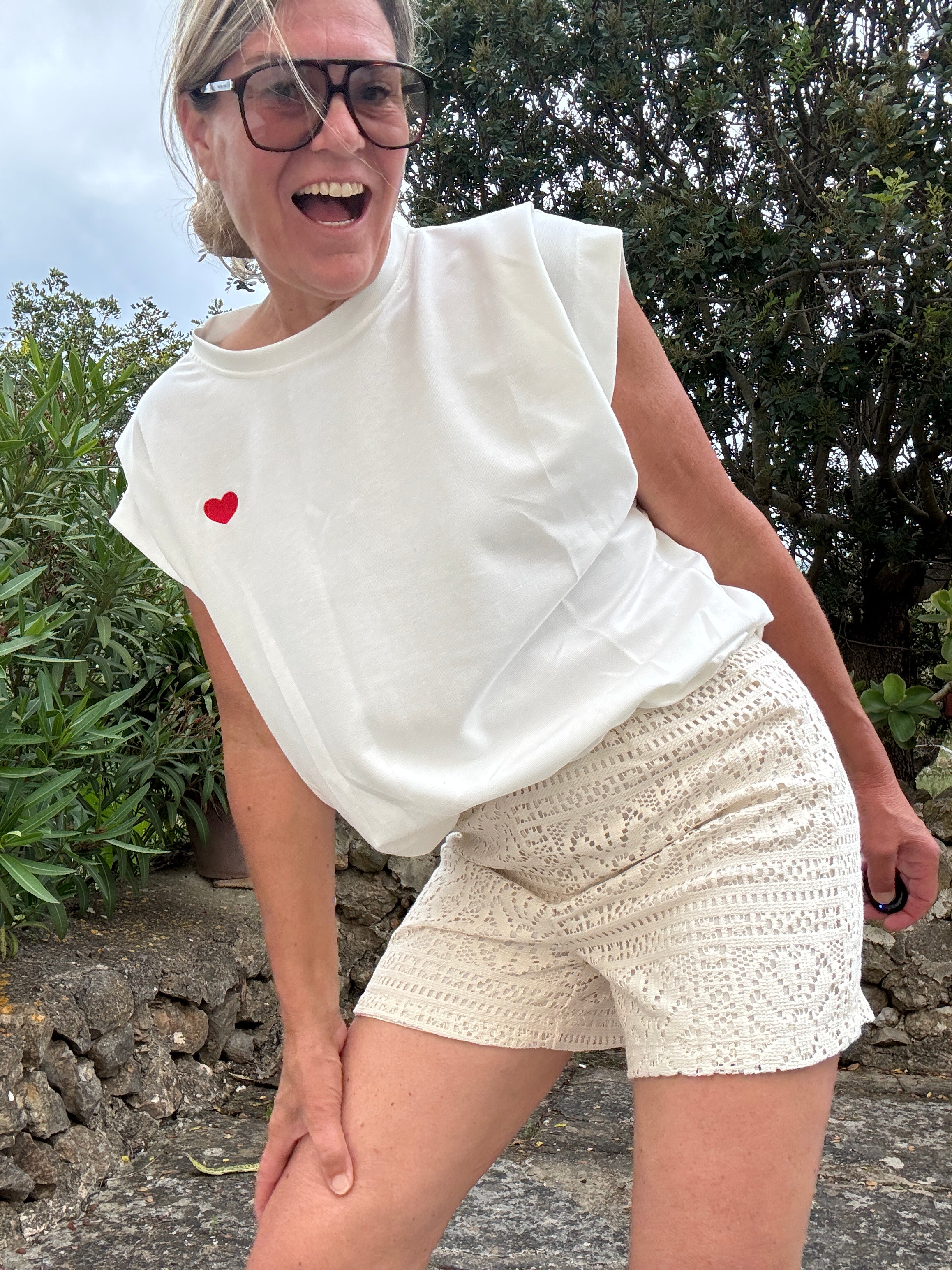Short - MERINDA HW SHORTS/VOL - Vila