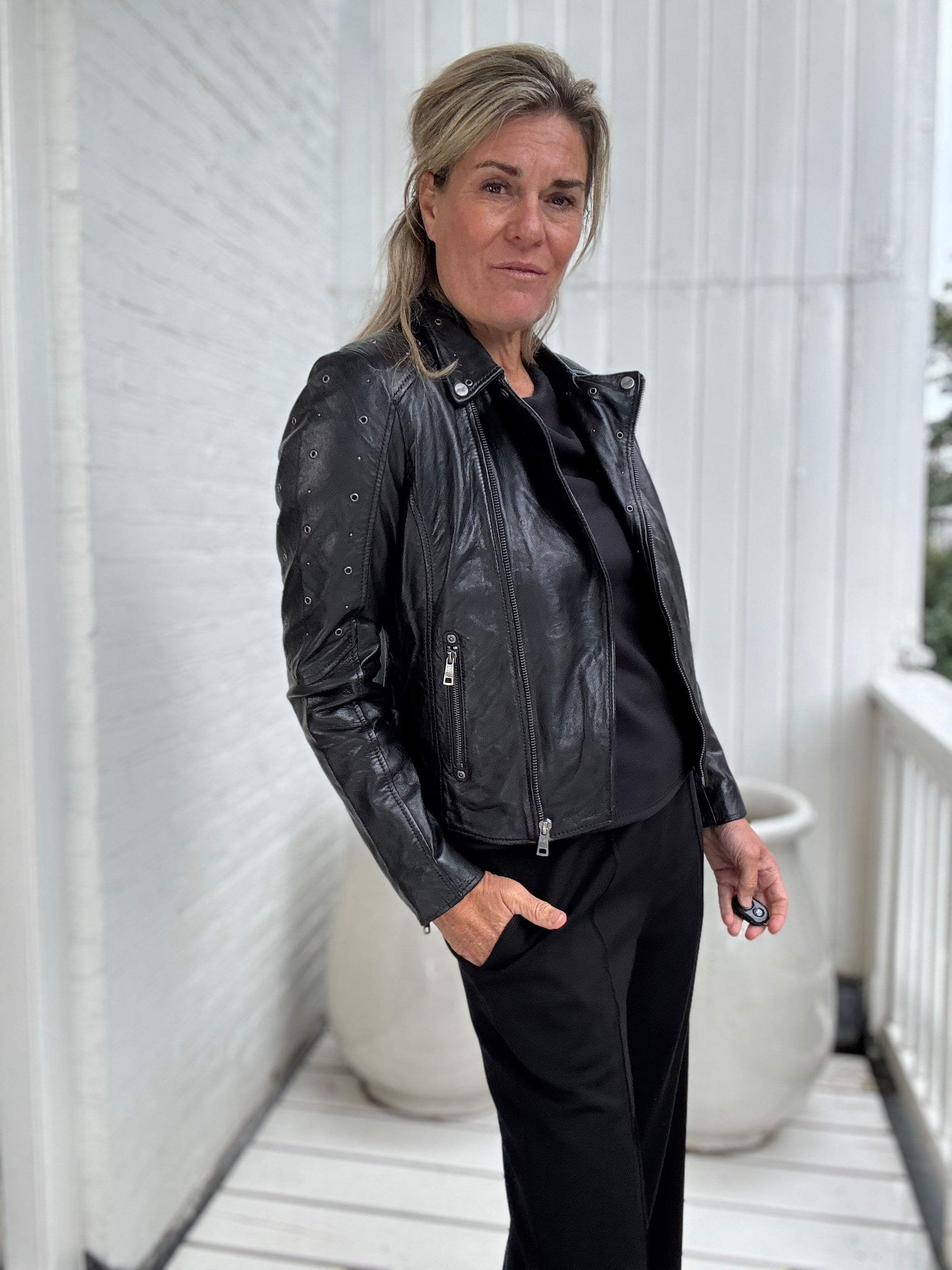 Women biker jacker - Sharli - Mauritius