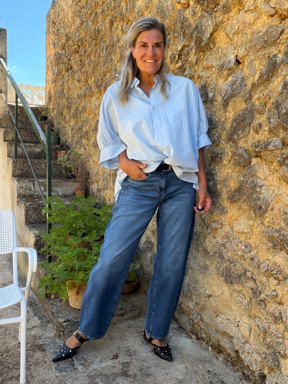 Blouse - Anabel Oversize Shirt - TOODAY