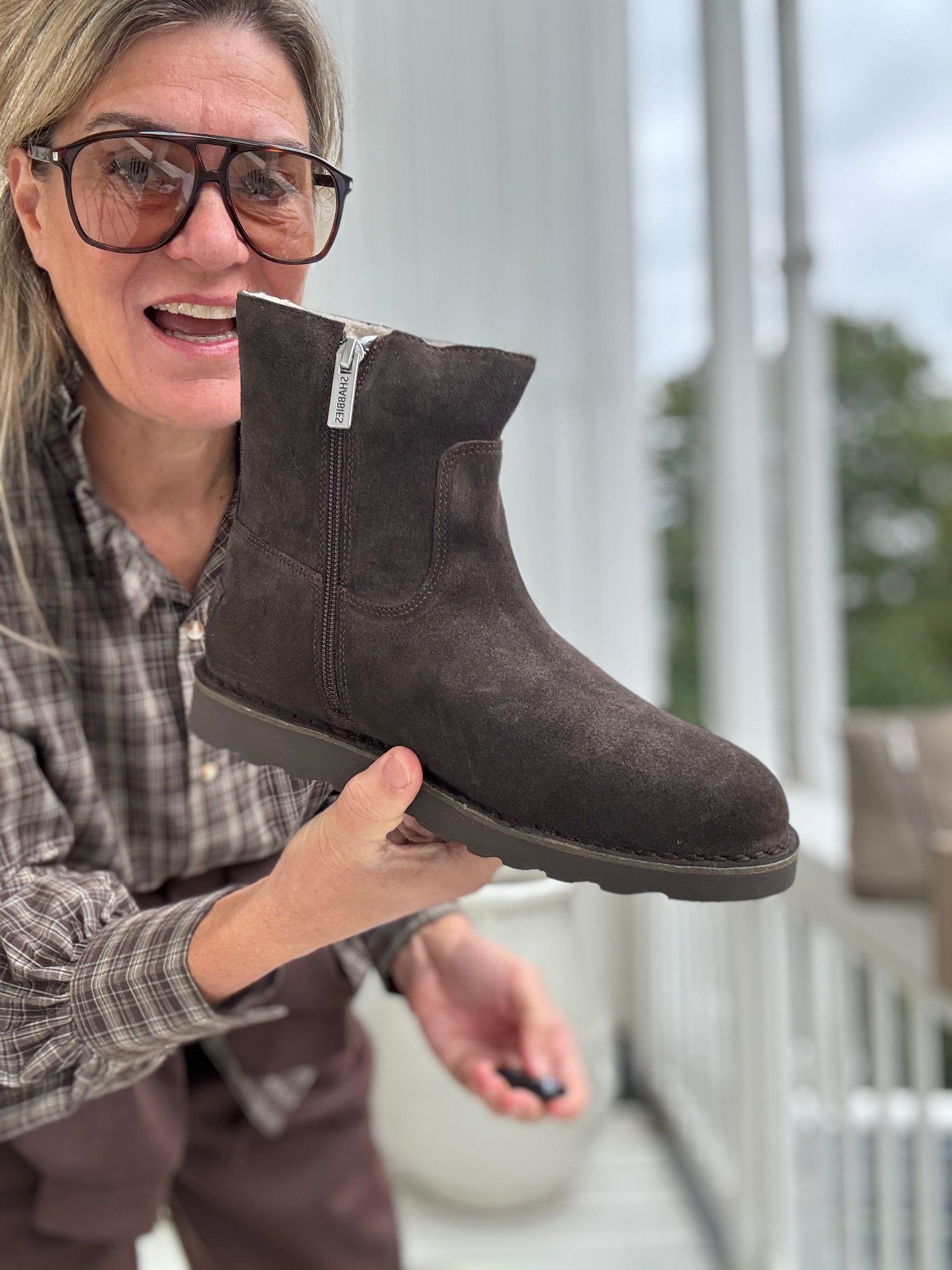 Boot - PALISSA MIA ZIP suede - Shabbies