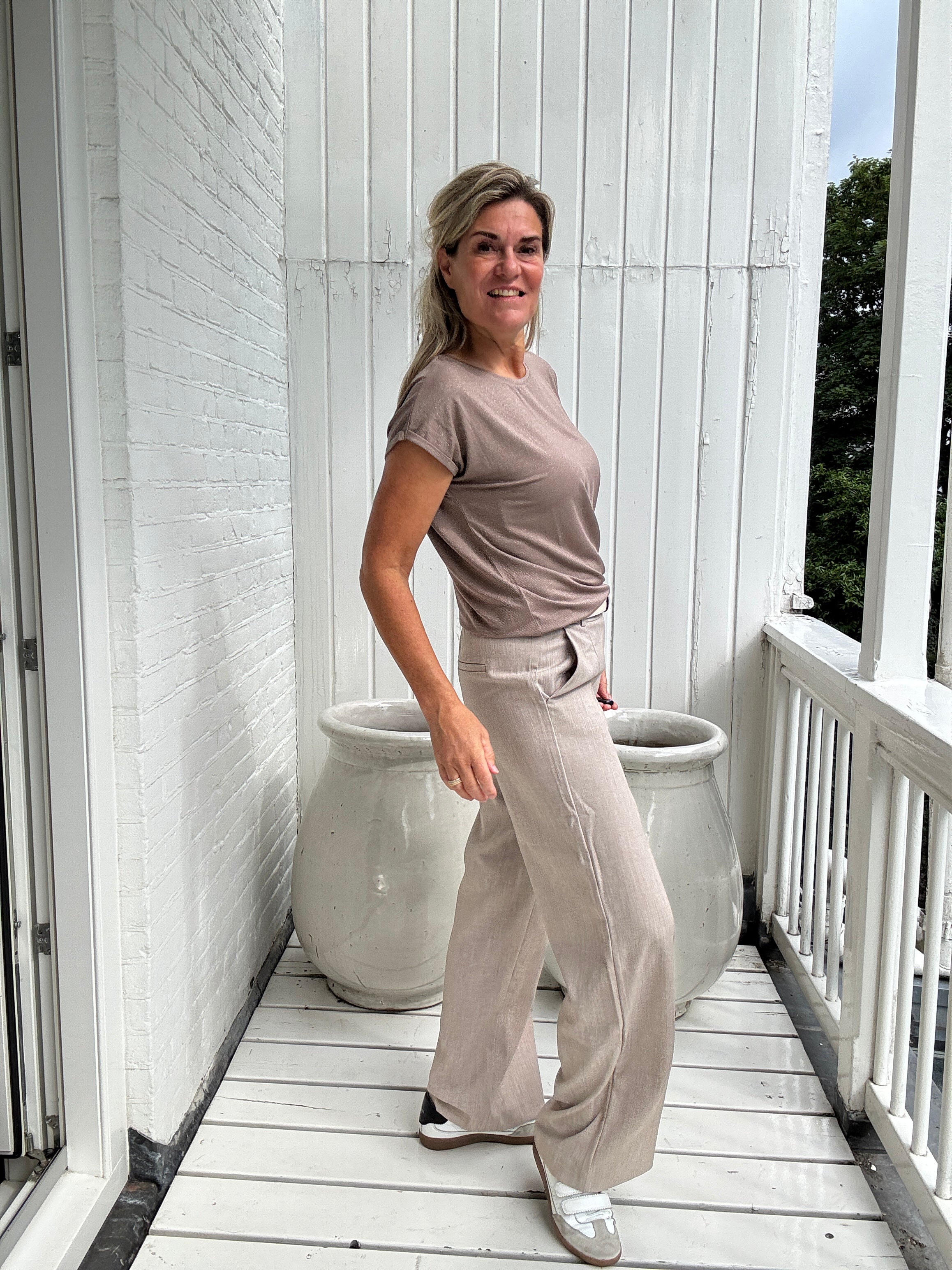 Broek - Varone HW Wide Pant - Vila