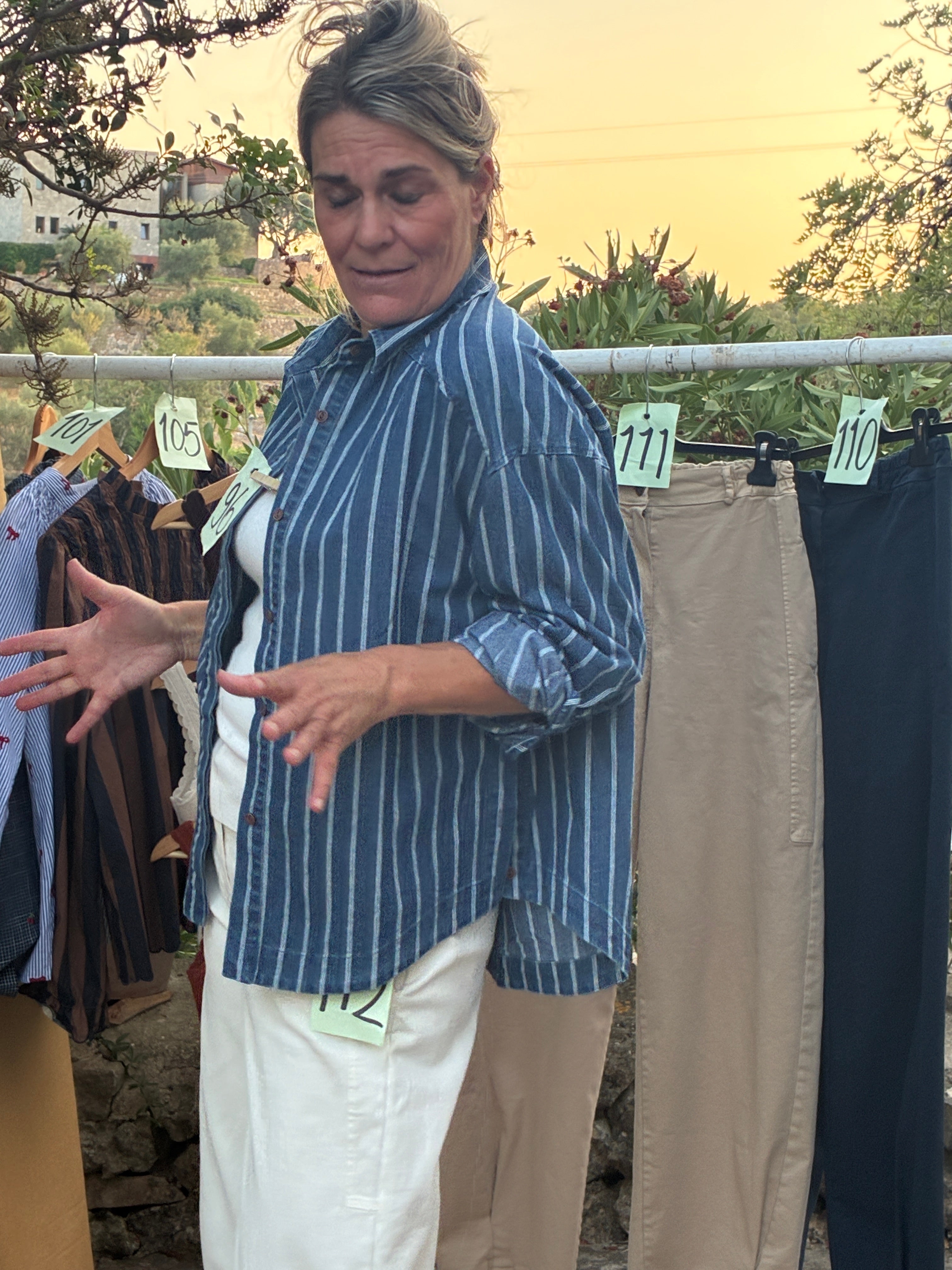 Denim blouse - Tara