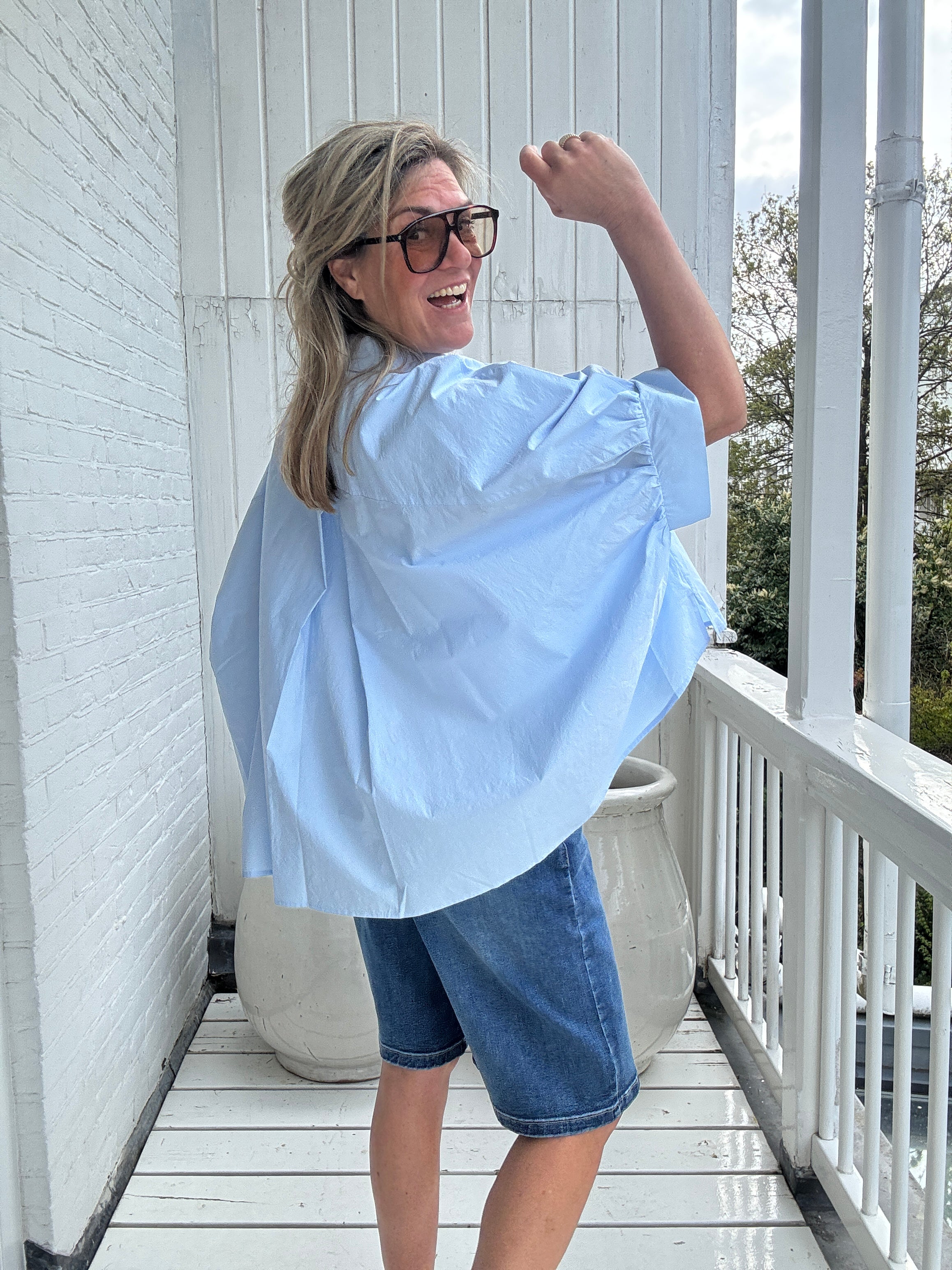 Shirt - Anabel Oversize Shirt - TOODAY