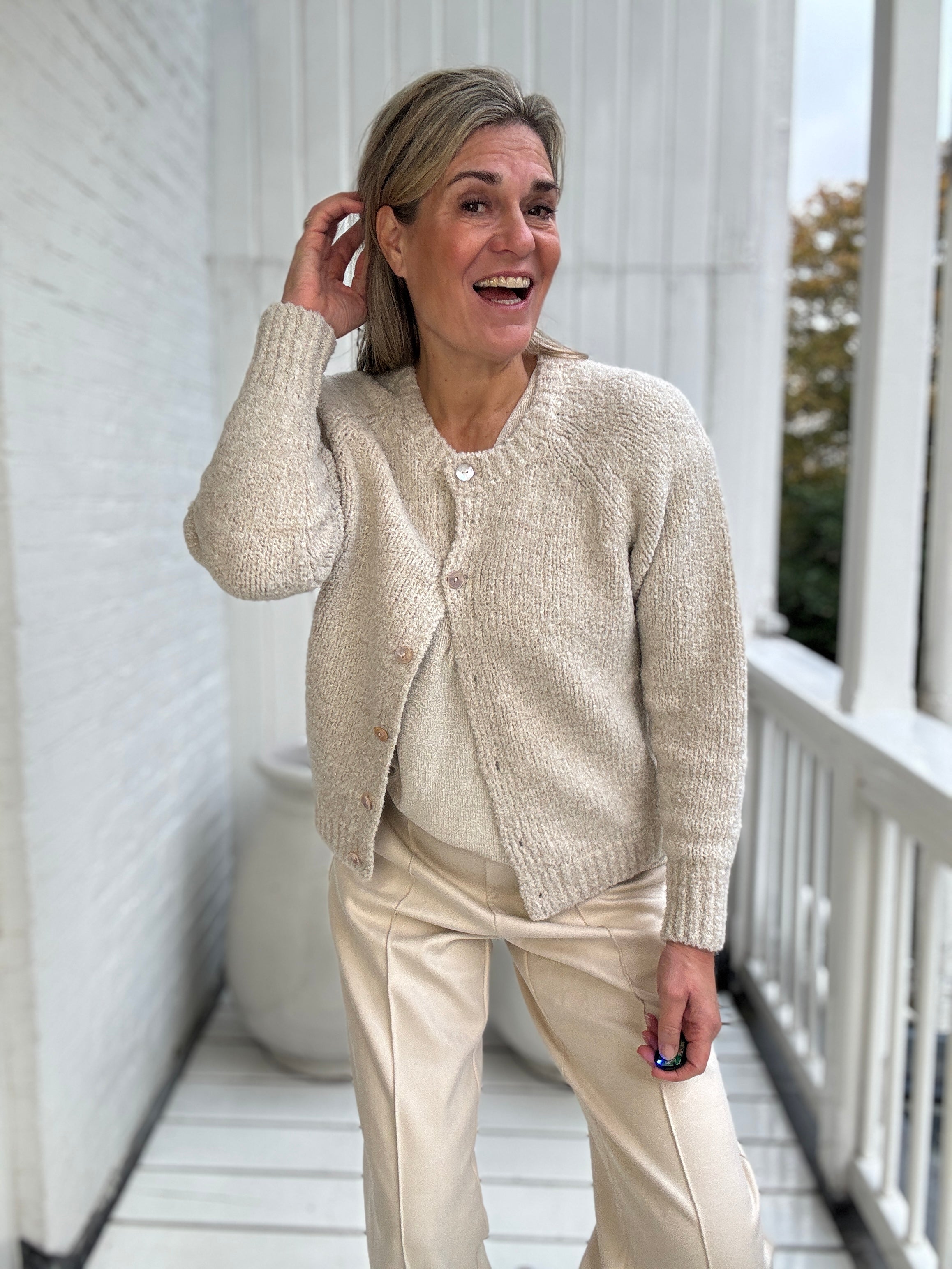 Lorenza Cardigan Lurex - NUKUS