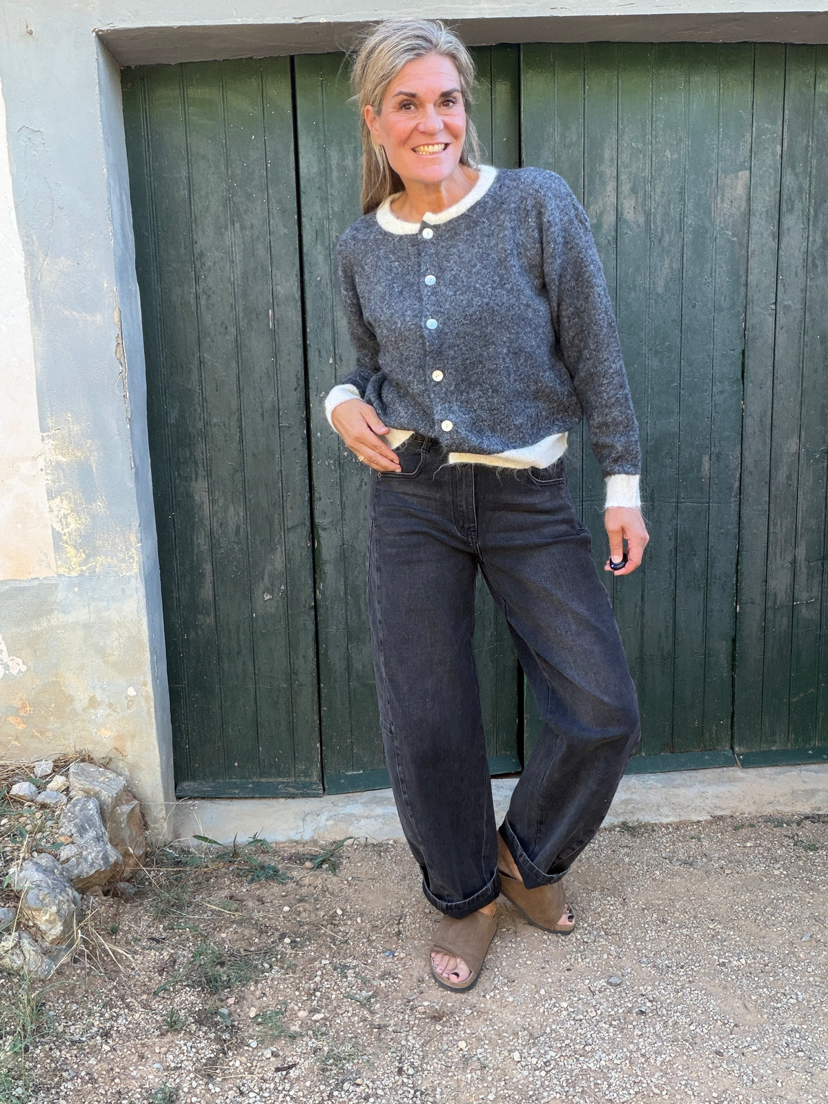 Vest Louisa met schelpknopen – foto 10