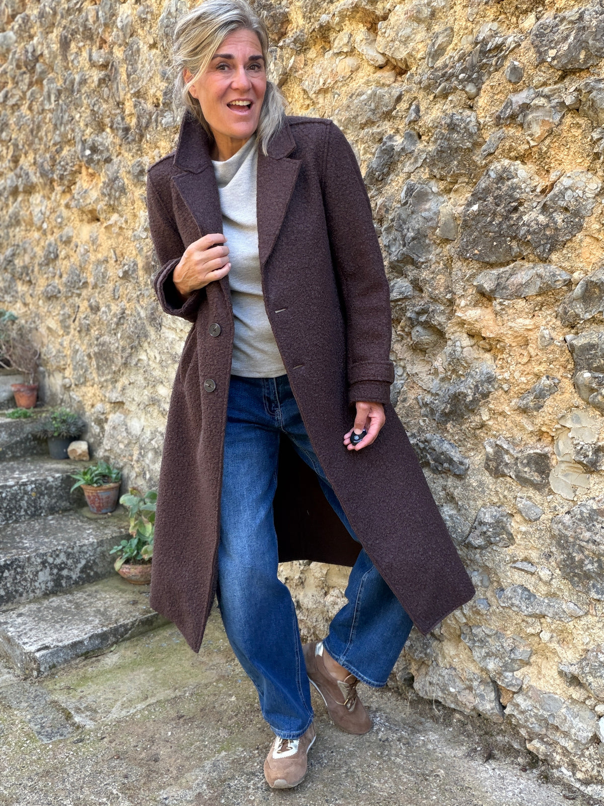 Jas - Mace Coat Boucle - Nukus
