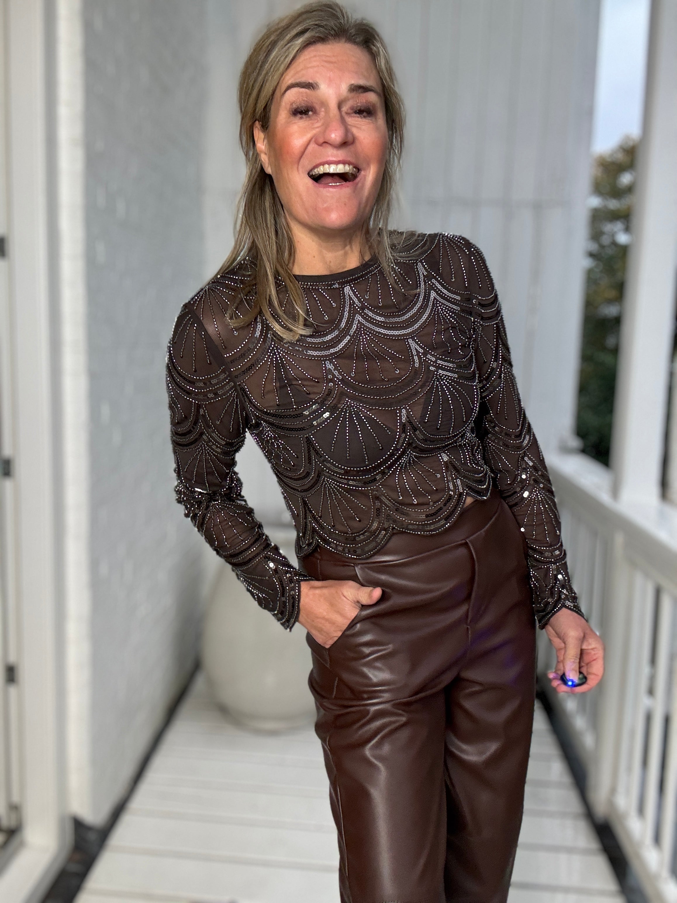 Top lange mouw - Laura