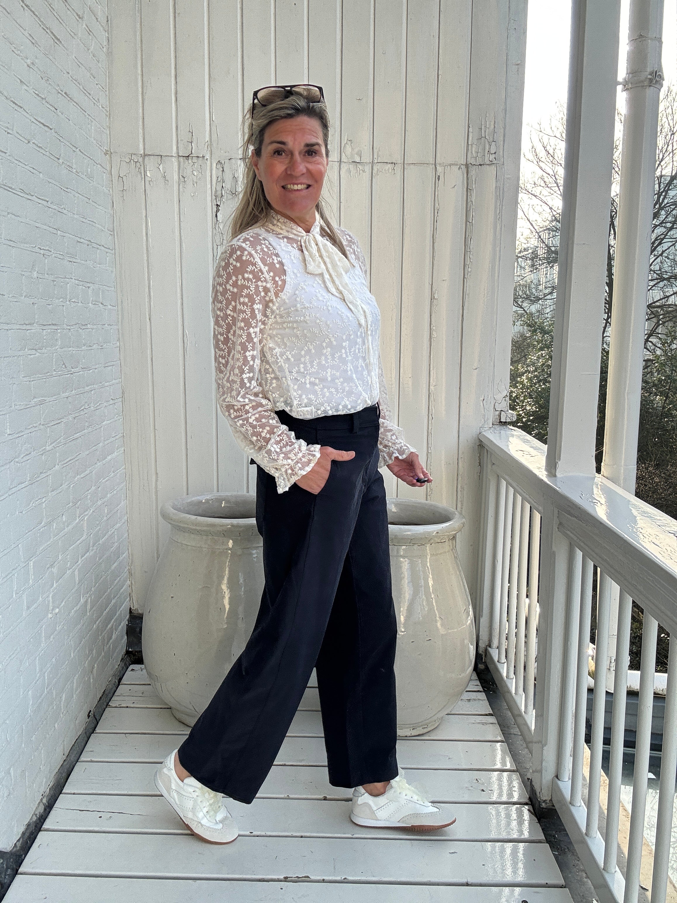 Barrel pant - CLAIR - Only