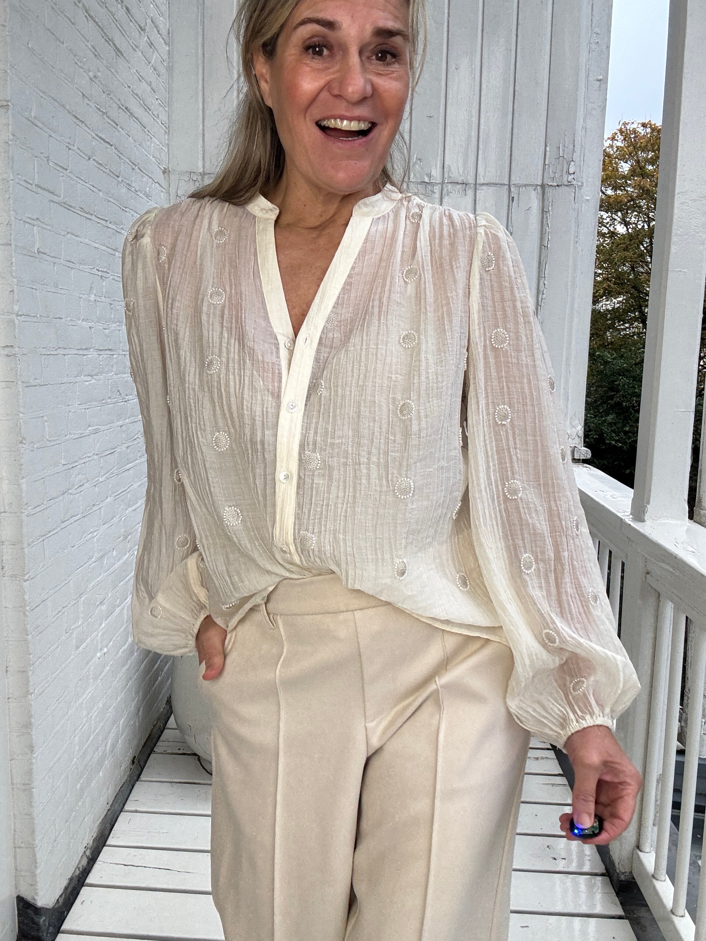 Rosan Blouse Embroidery - NUKUS