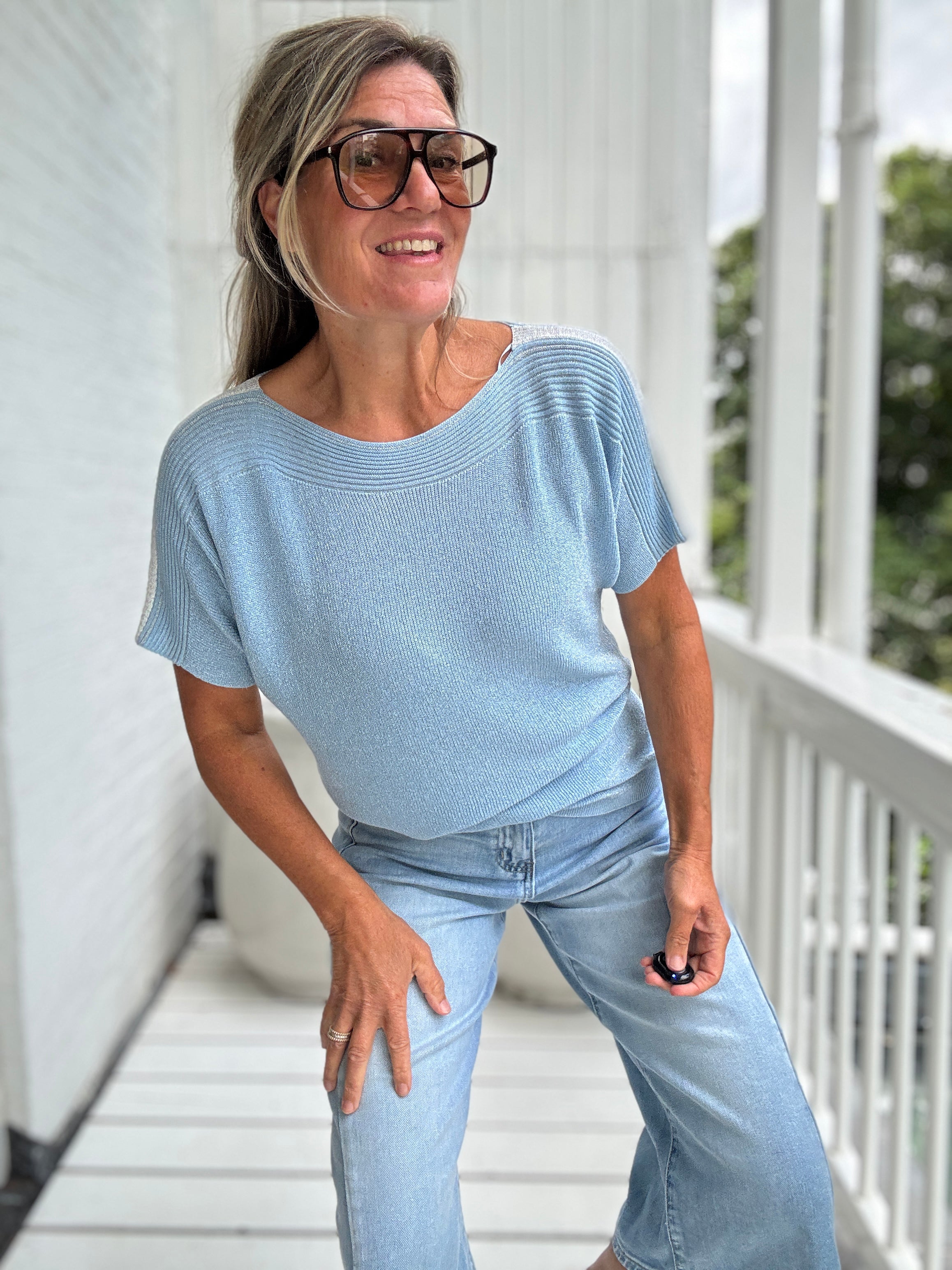 Merla Top Lurex