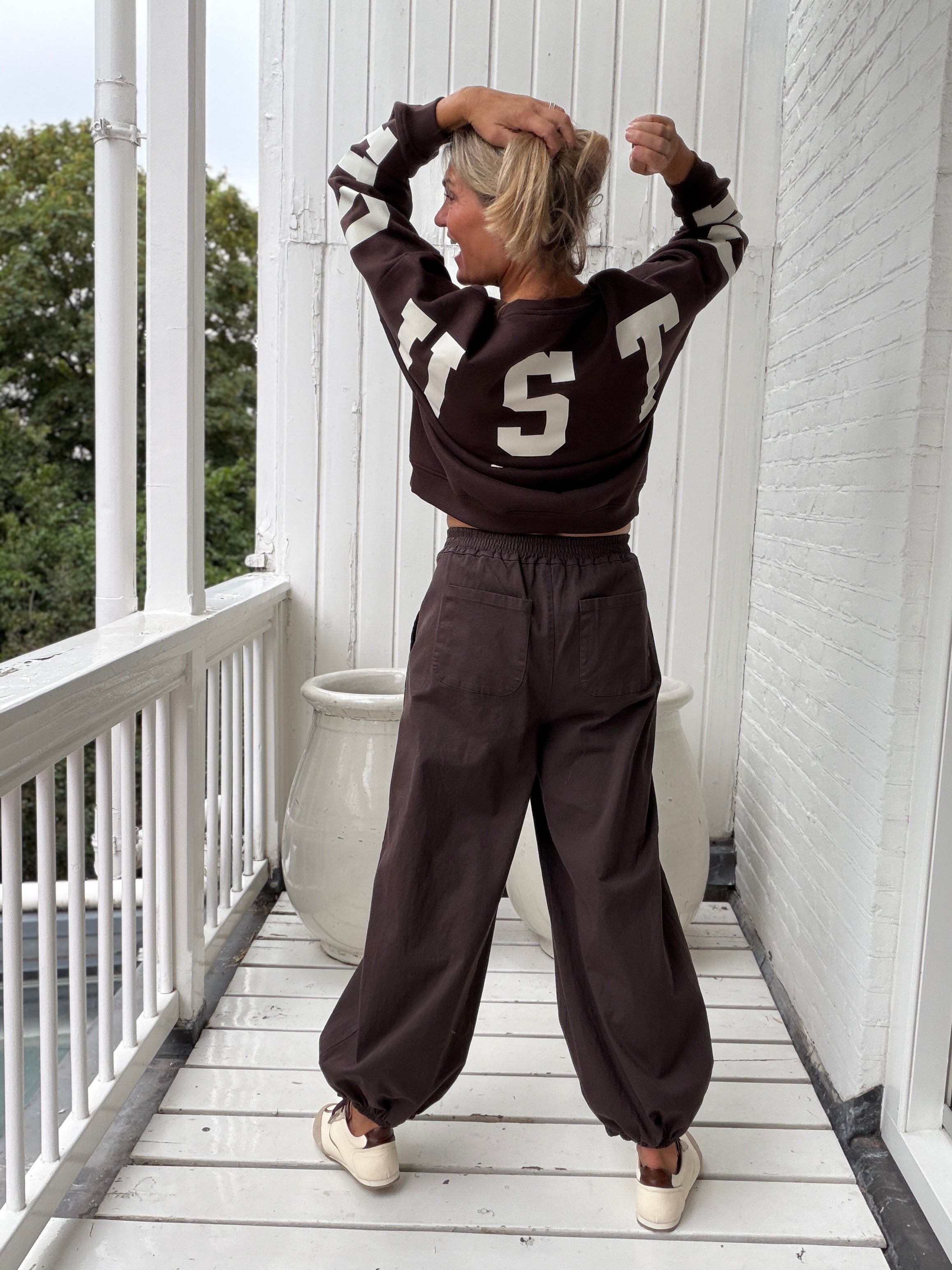 Sweater - SWEAT LS BACK/SLEEVE PRINT - Only