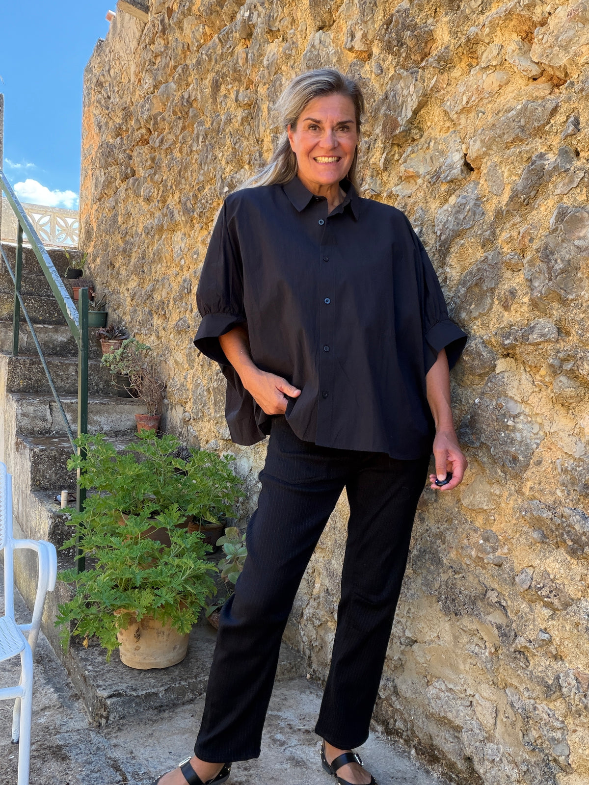 Blouse - Anabel Oversize Shirt - TOODAY
