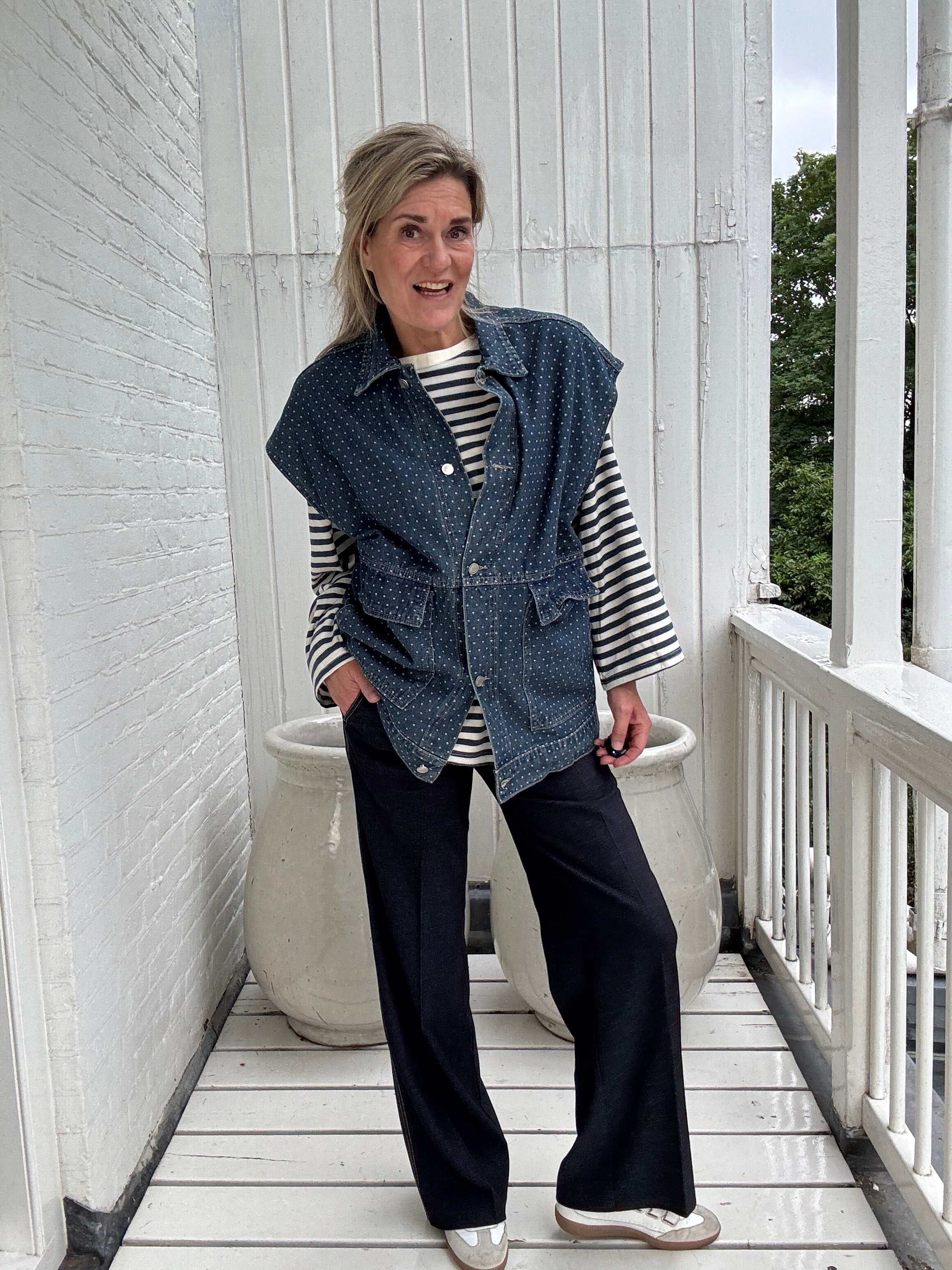 Denim gilet - Lian