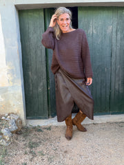 Oversized trui Etta met boothals – foto 1