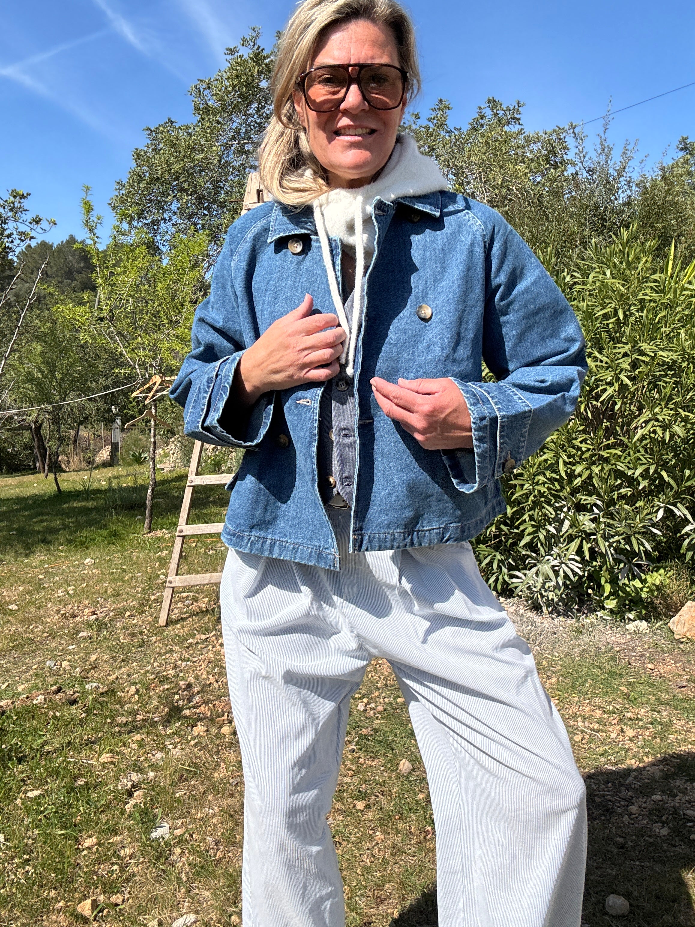 Jeans jacket - APRIL SHORT DNM TRENCH - Only