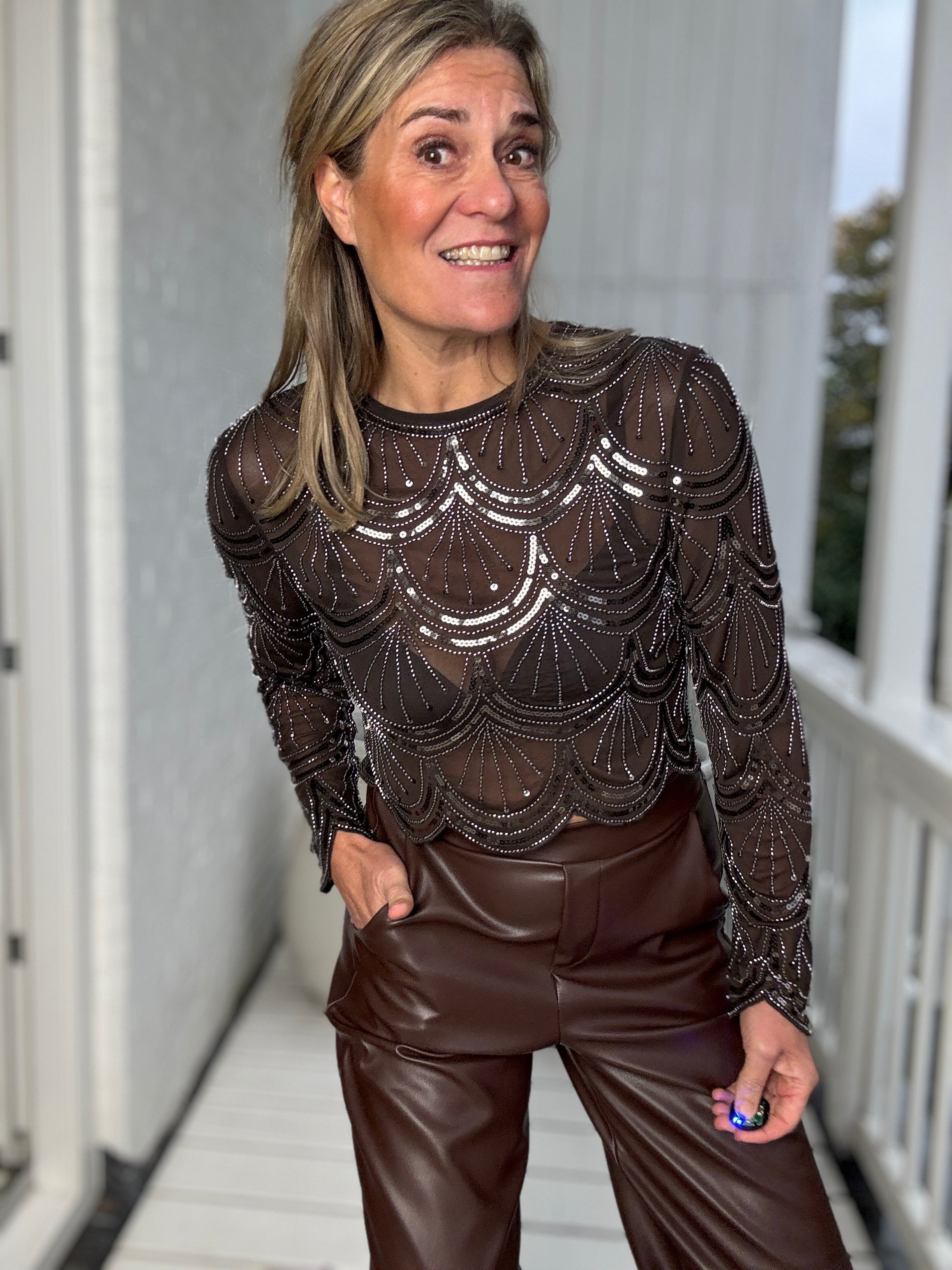 Top lange mouw - Laura