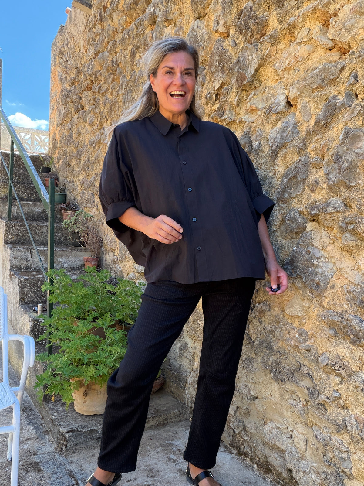 Blouse - Anabel Oversize Shirt - TOODAY