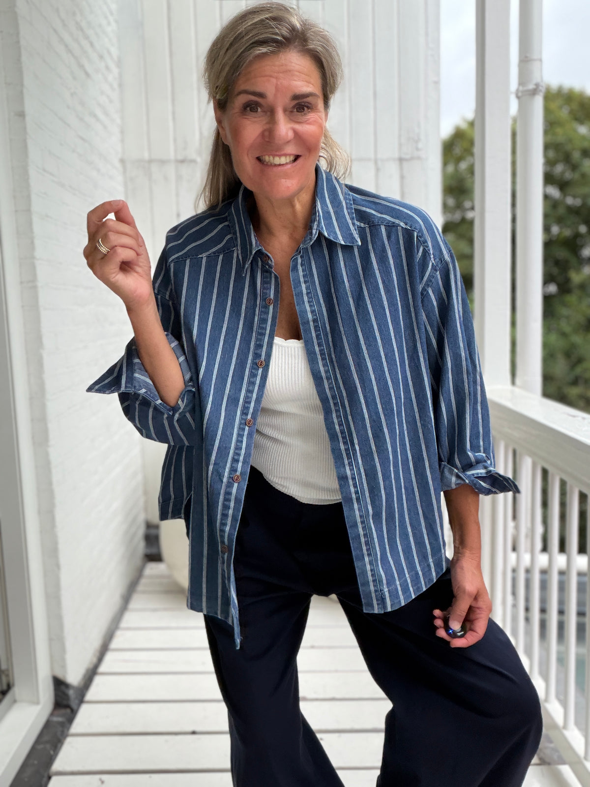 Denim blouse - Tara