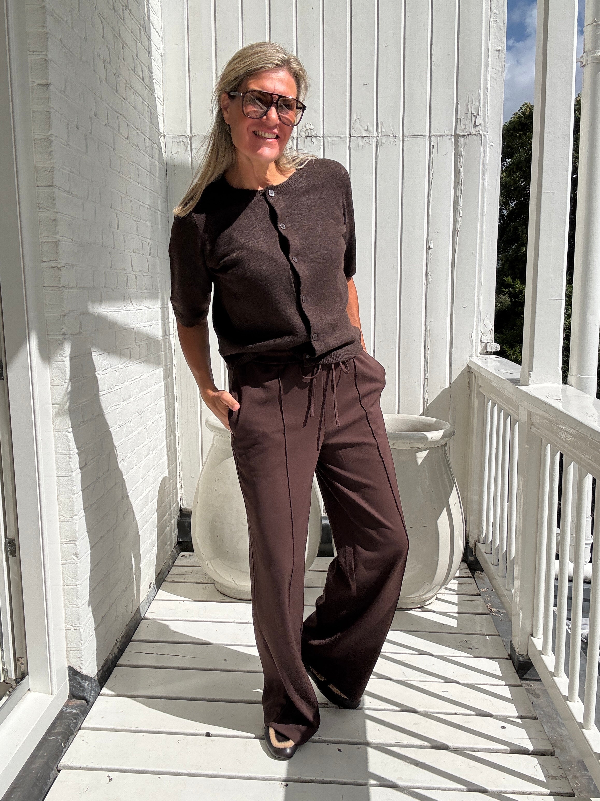 Broek - CLUA HW WIDE PANTS - Vila
