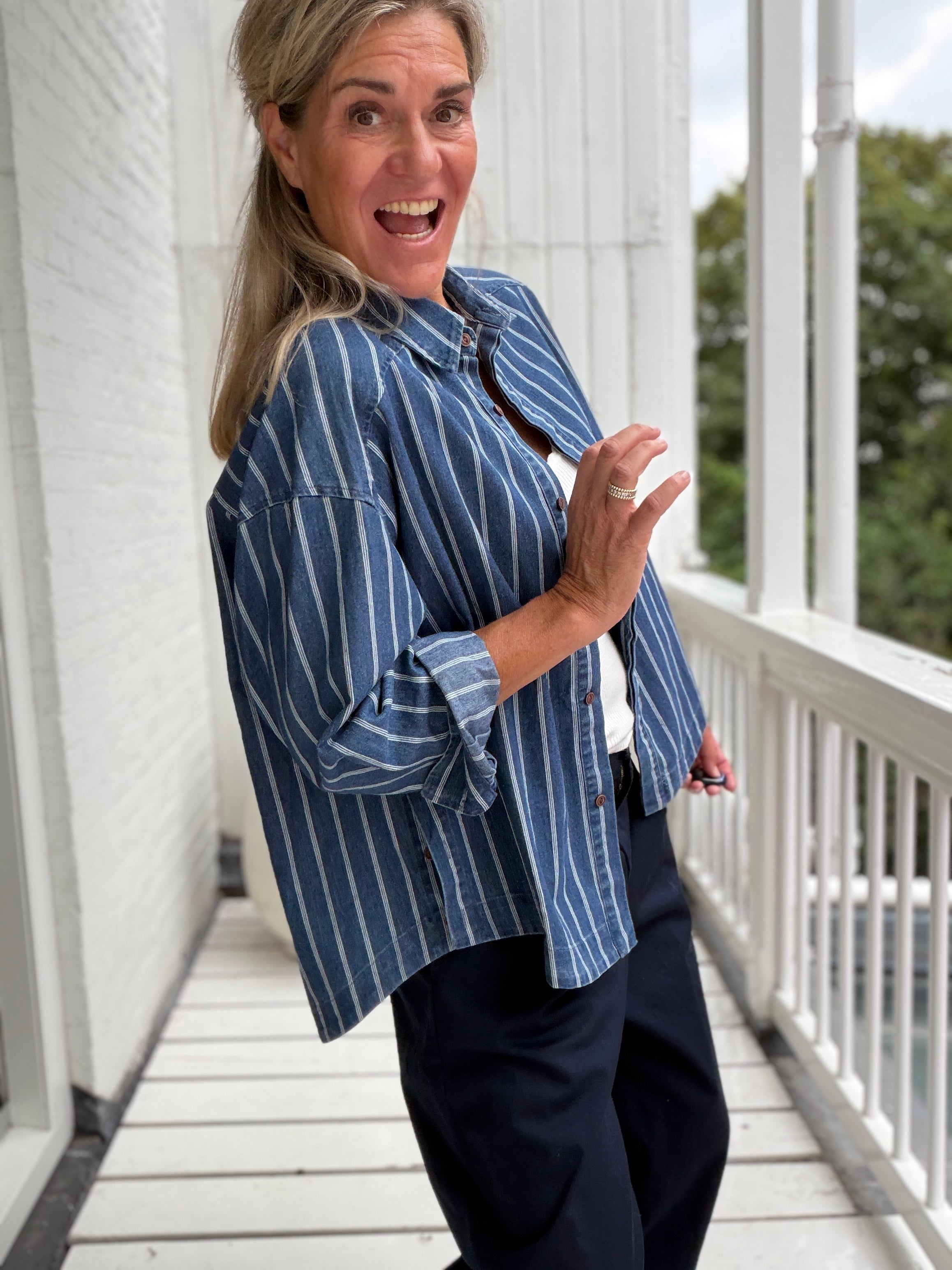 Denim blouse - Tara