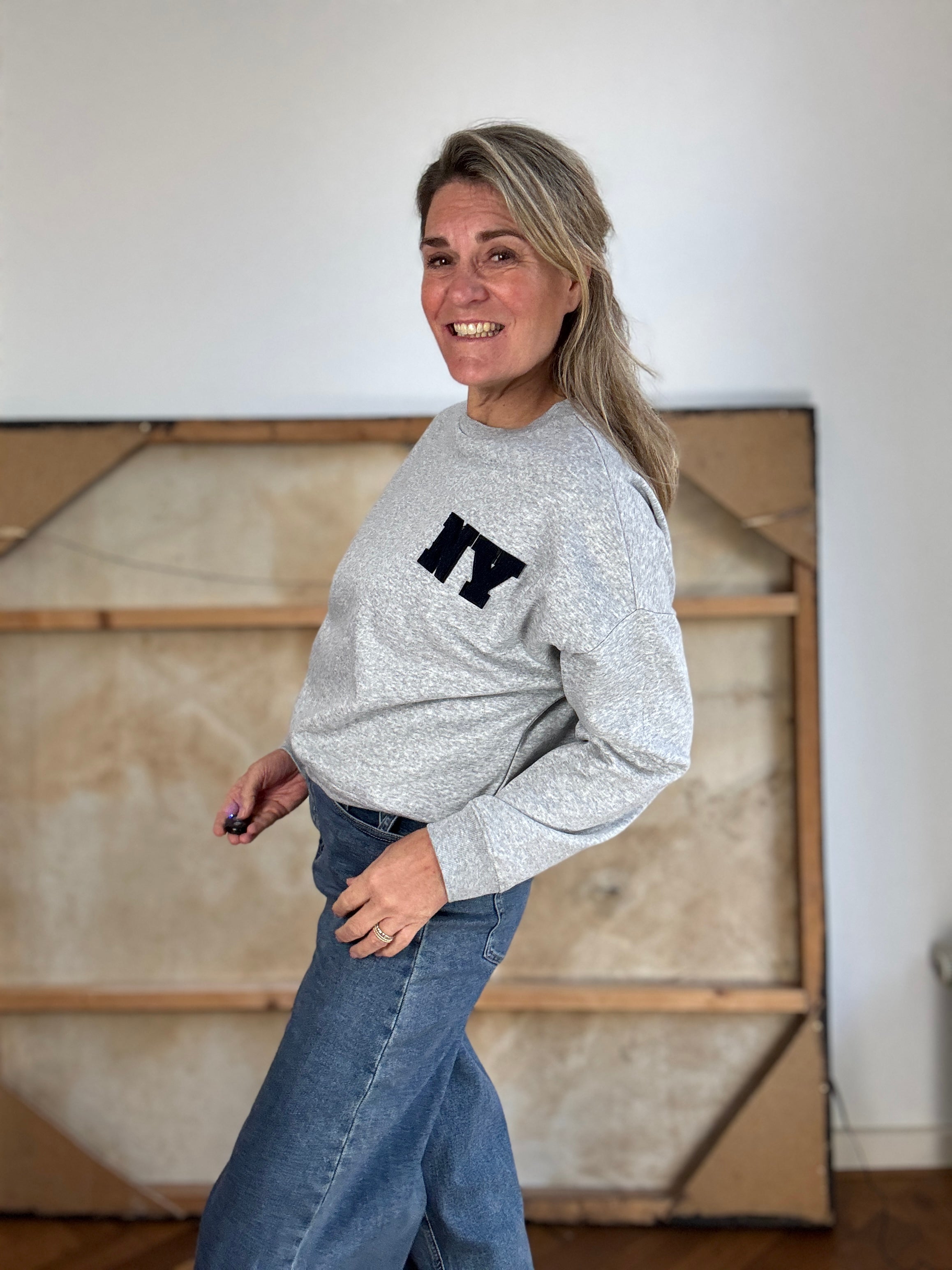 Sweater - Life L/S CREW O.STATE - Only