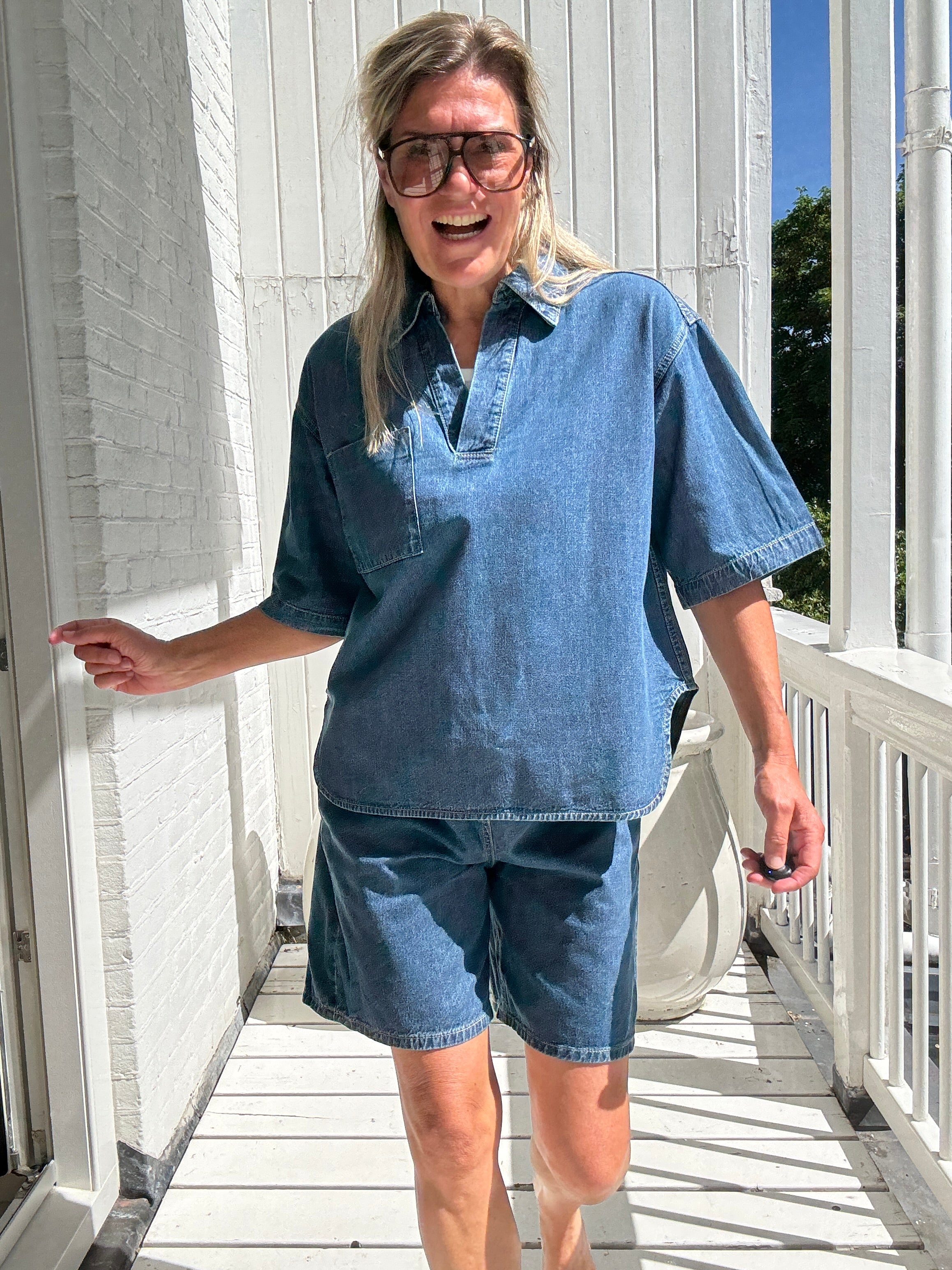 Jeans blouse - Rosie