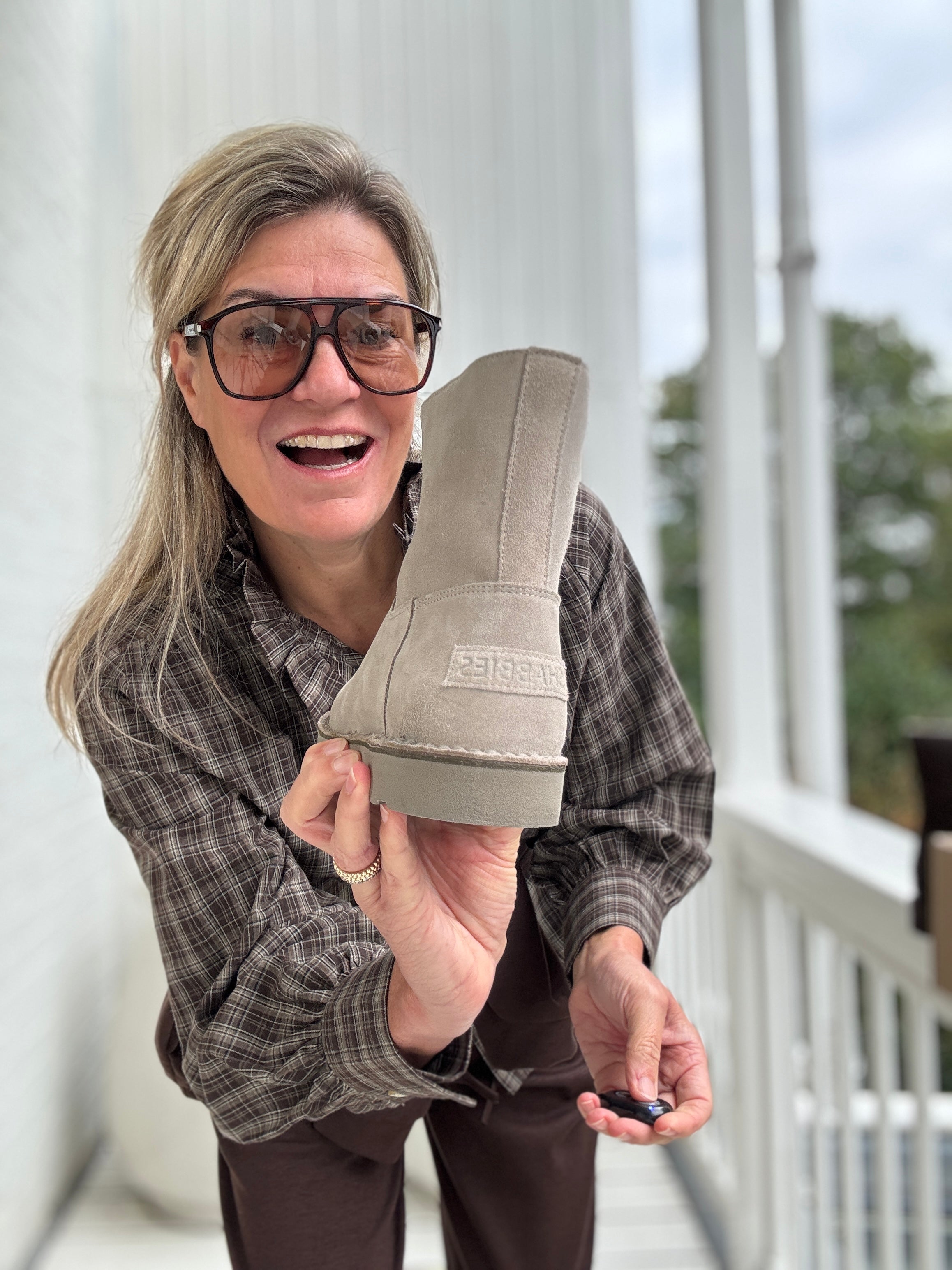 Boot - PALISSA MIA ZIP suede - Shabbies