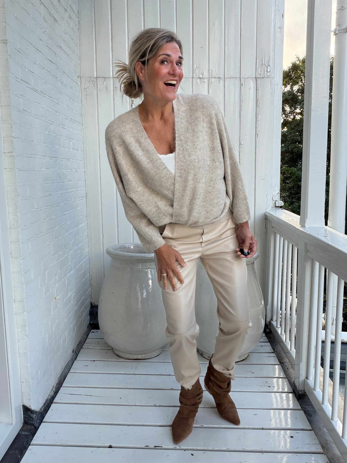 Vest - Bea LS Knit Cardigan - TOODAY