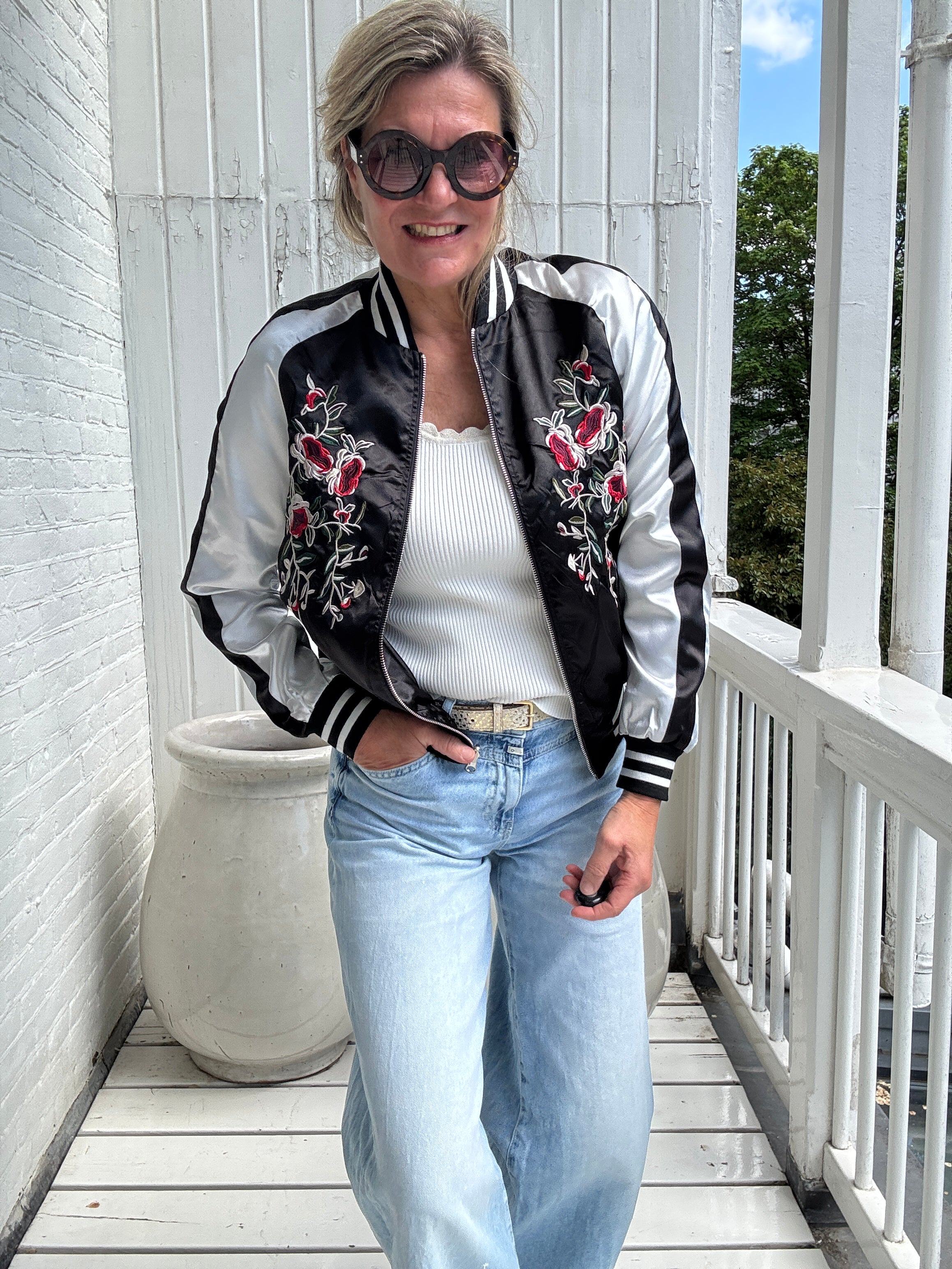 Reversible Bomber - Wild Flower