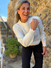 Trui - NIKOLINA O-NECK LS KNIT TOP - NOOS - VILA